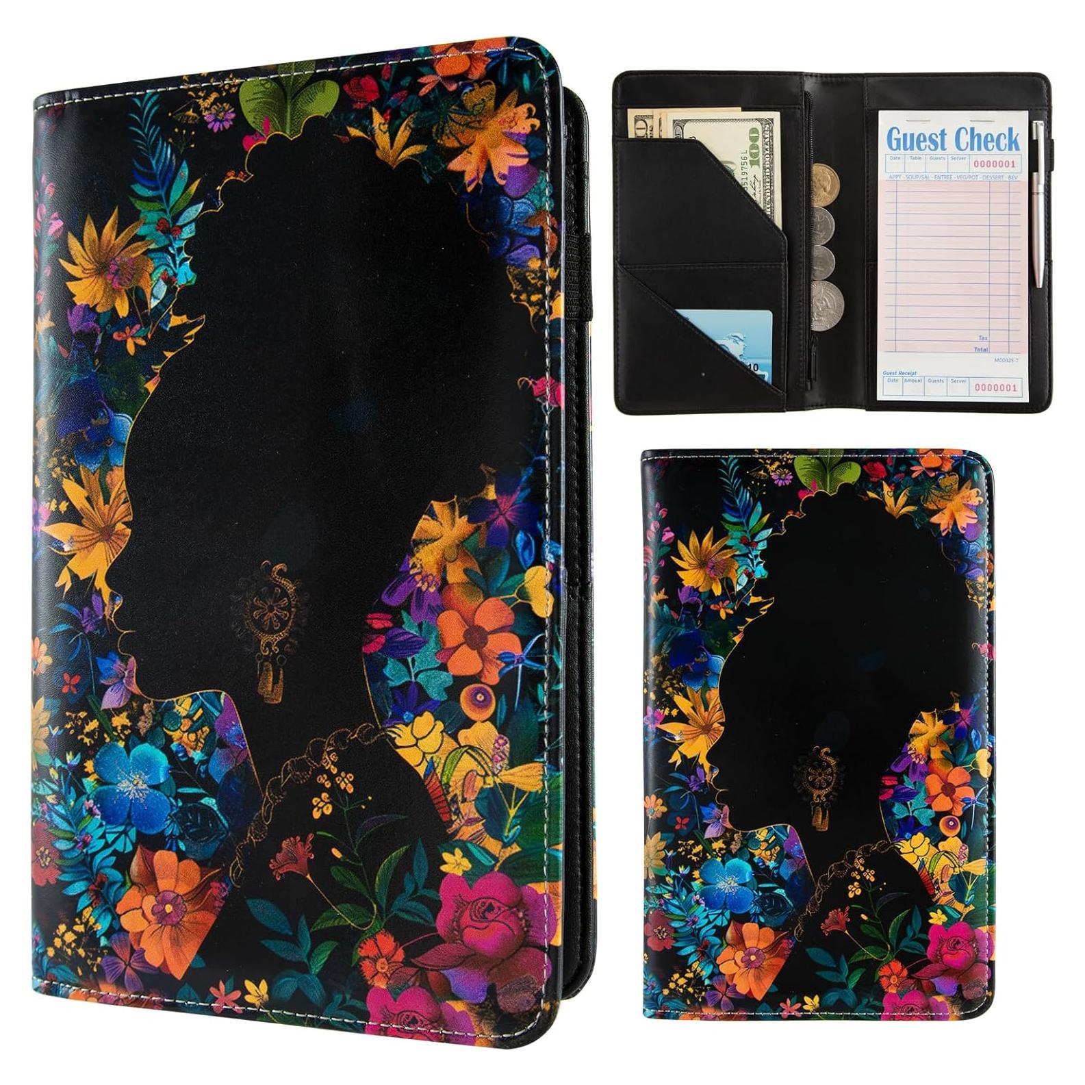 Libro de Servidor de Cuero Microfibra ANNAMISSI 20x12 cm