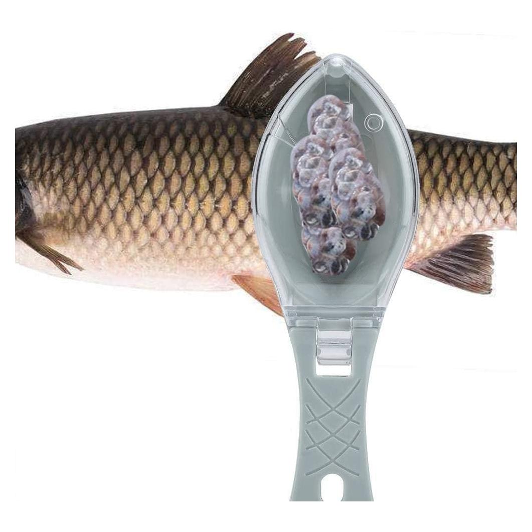 Raspador de Pescado Yosoo Azul - Cepillo Limpiador de Escamas