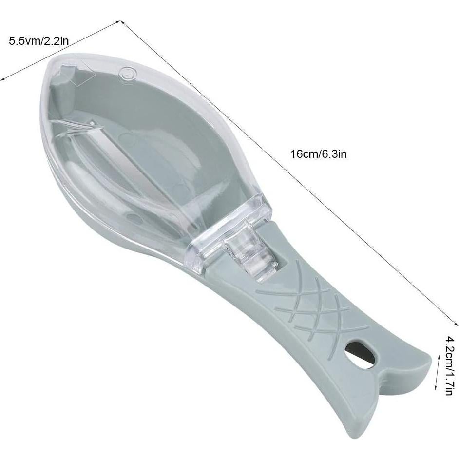 Raspador de Pescado Yosoo Azul - Cepillo Limpiador de Escamas