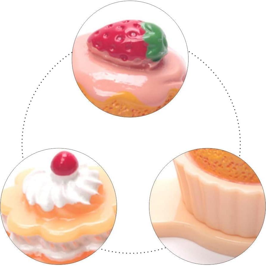 Caja de Lentes de Contacto Portátil THZ03 Caricatura Café