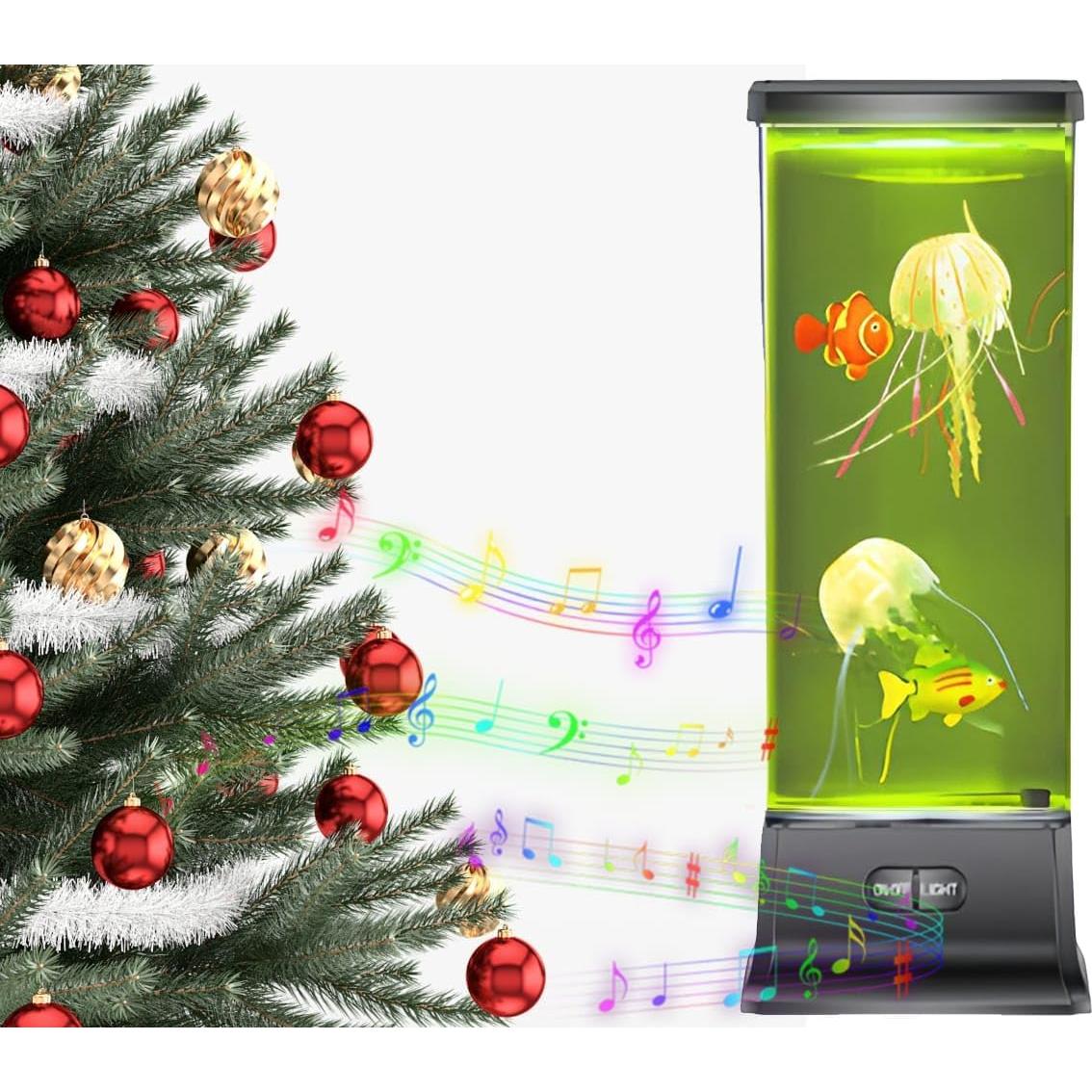 Lámpara de Medusas COLORLIFE con Altavoz Bluetooth y Ruido Blanco