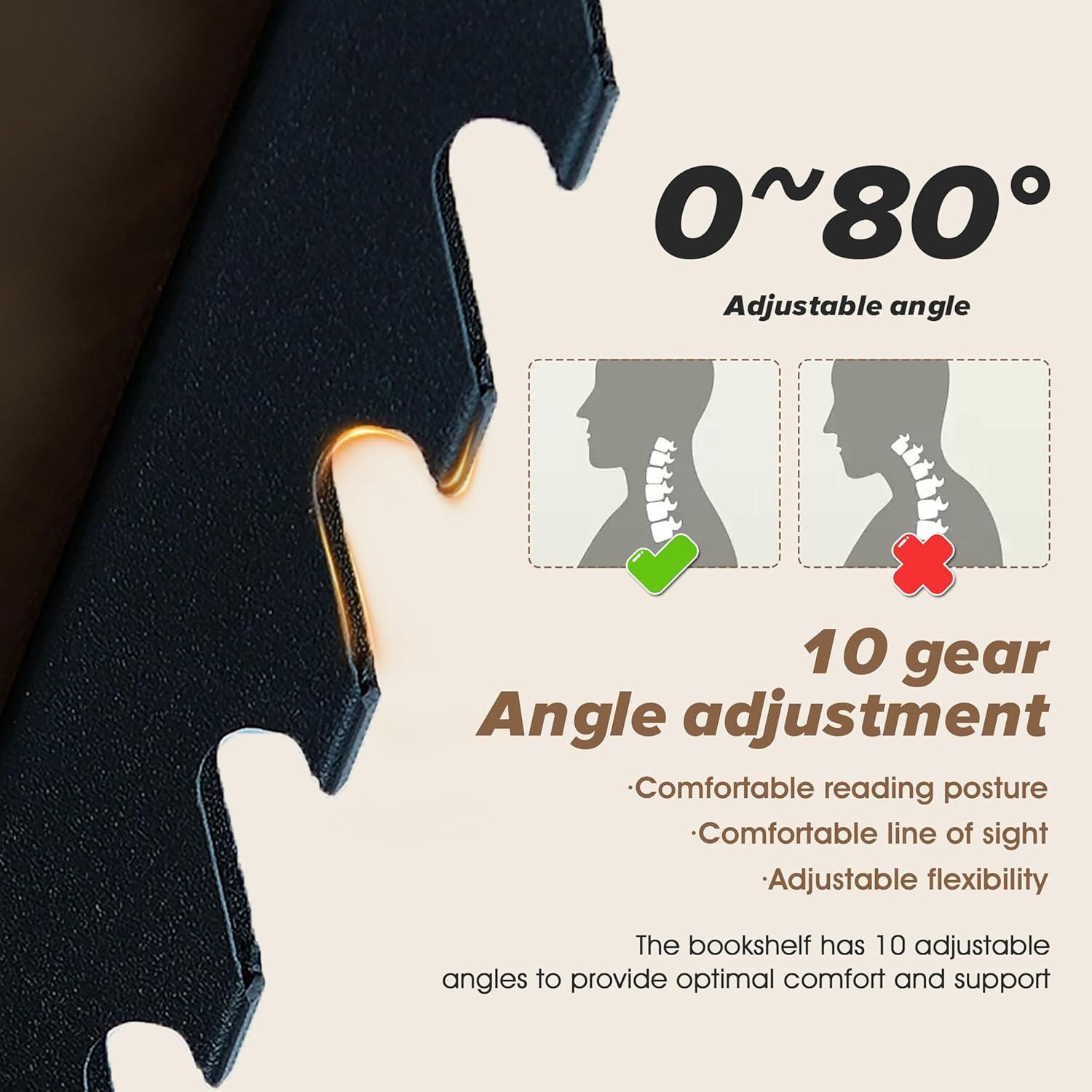 Soporte de Música Ajustable Aoikoy 2 en 1 para Partituras