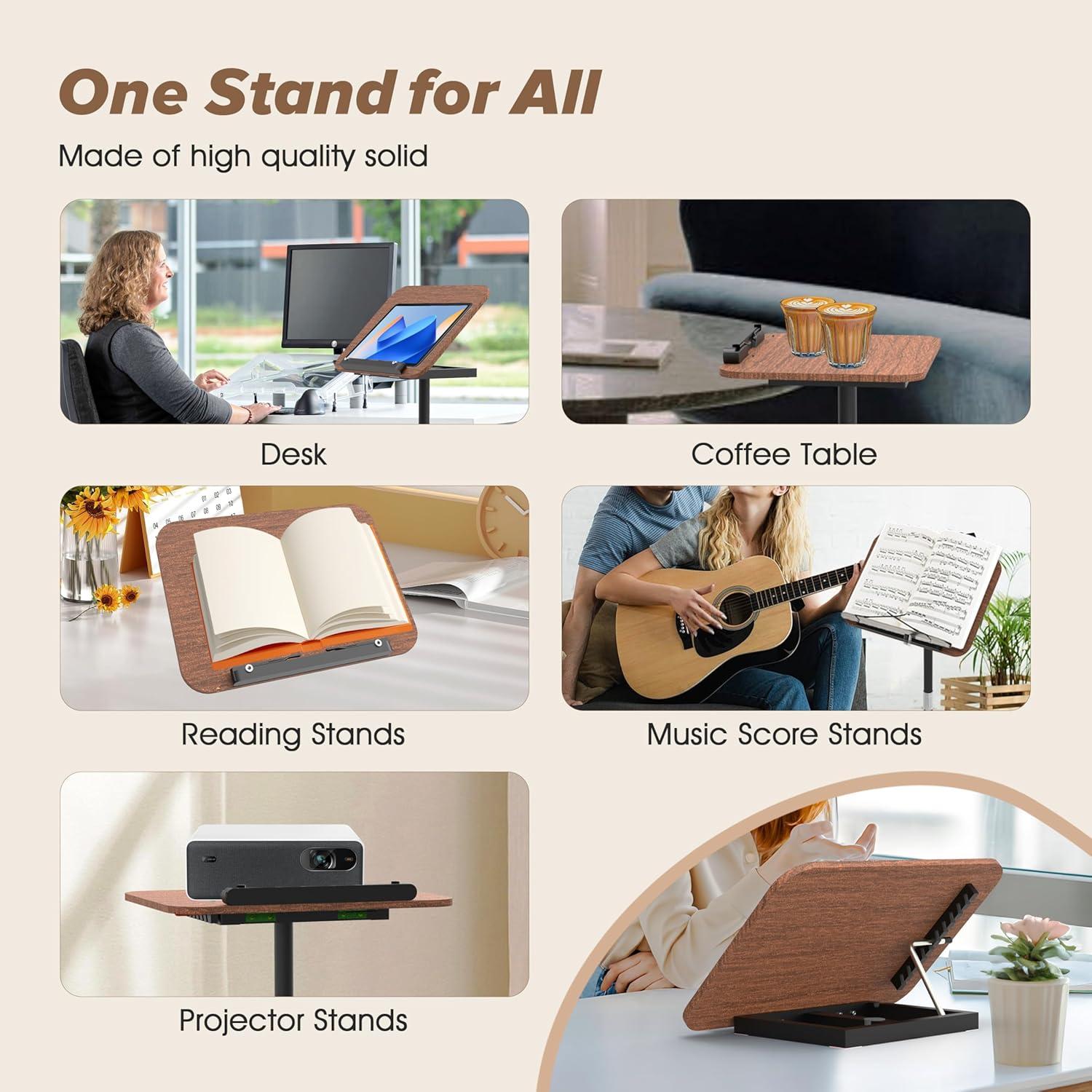 Soporte de Música Ajustable Aoikoy 2 en 1 para Partituras