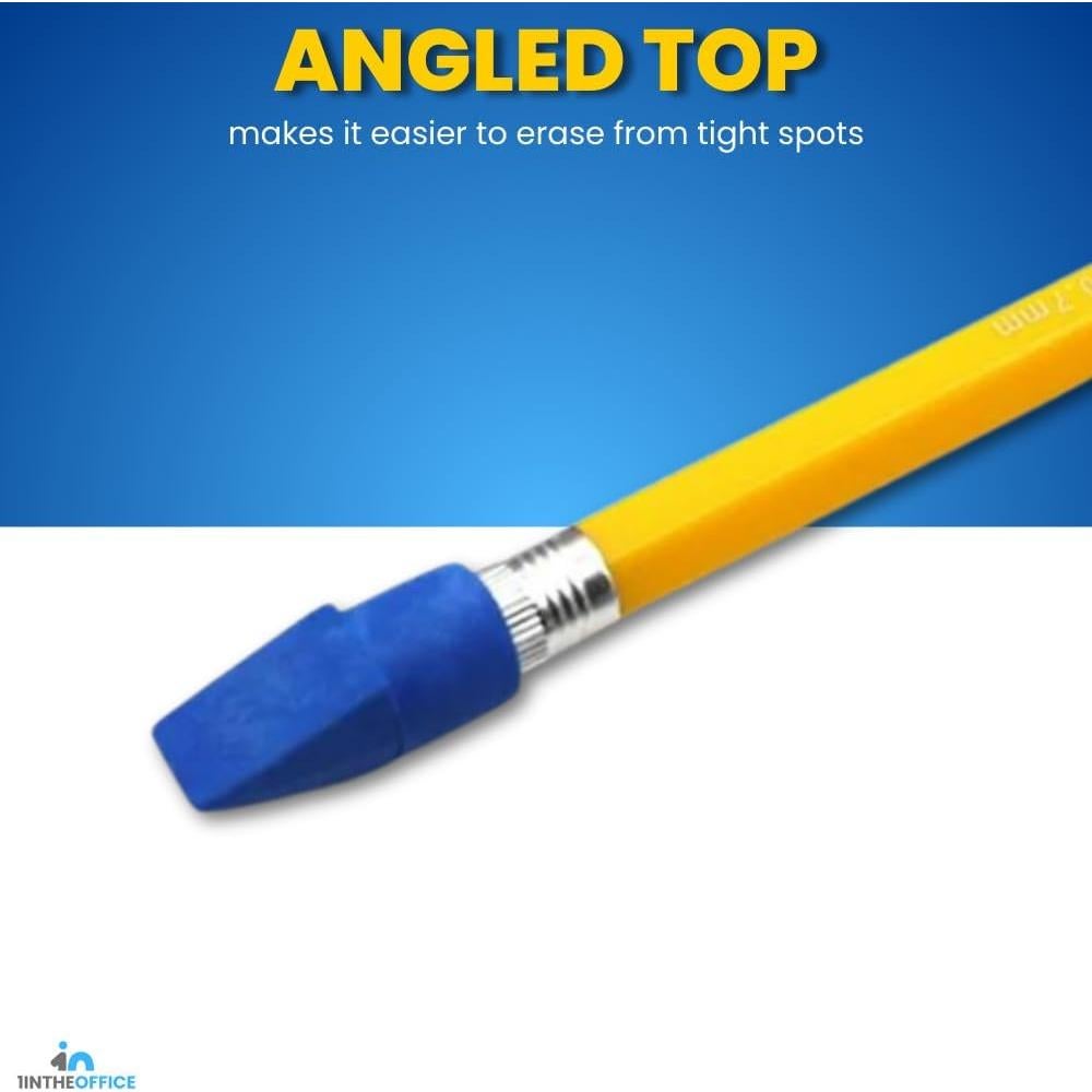 Borradores de Tapa de Lápiz 1EnLaOficina, Colores Surtidos, Paquete de 36