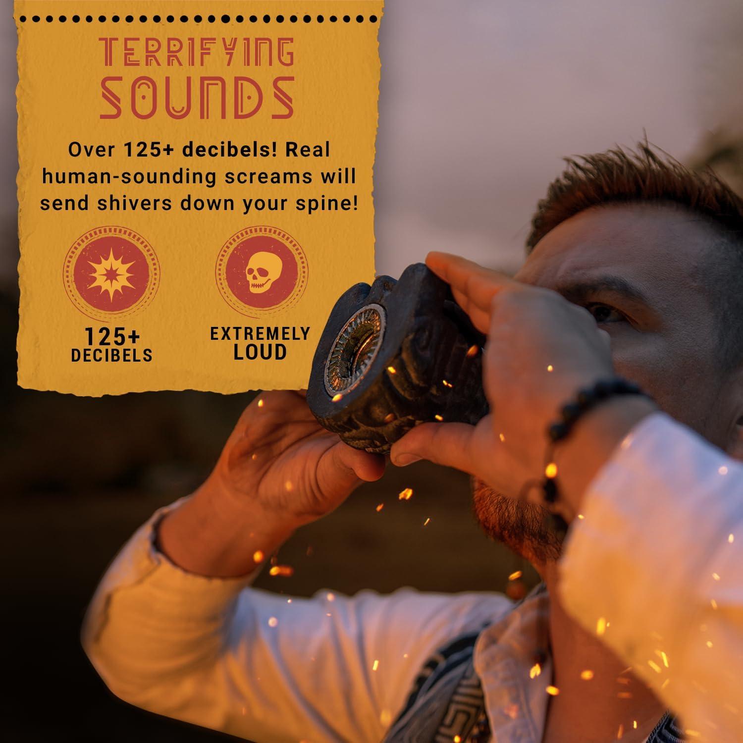 Silbato de Muerte Azteca ZBOSS - Gritos Humanos 125+ dB