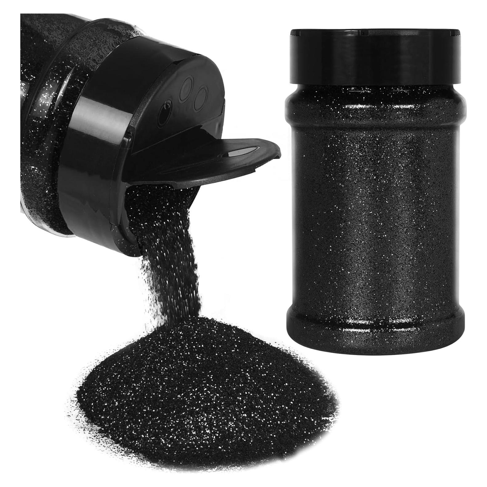 Glitter Negro Extra Fino PIXGLITTER 150g para Manualidades