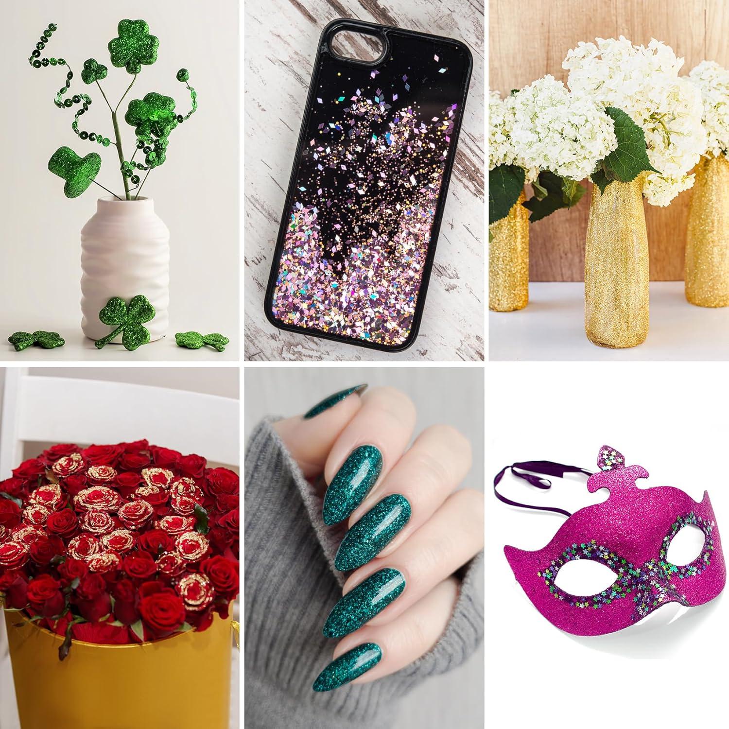 Glitter Negro Extra Fino PIXGLITTER 150g para Manualidades