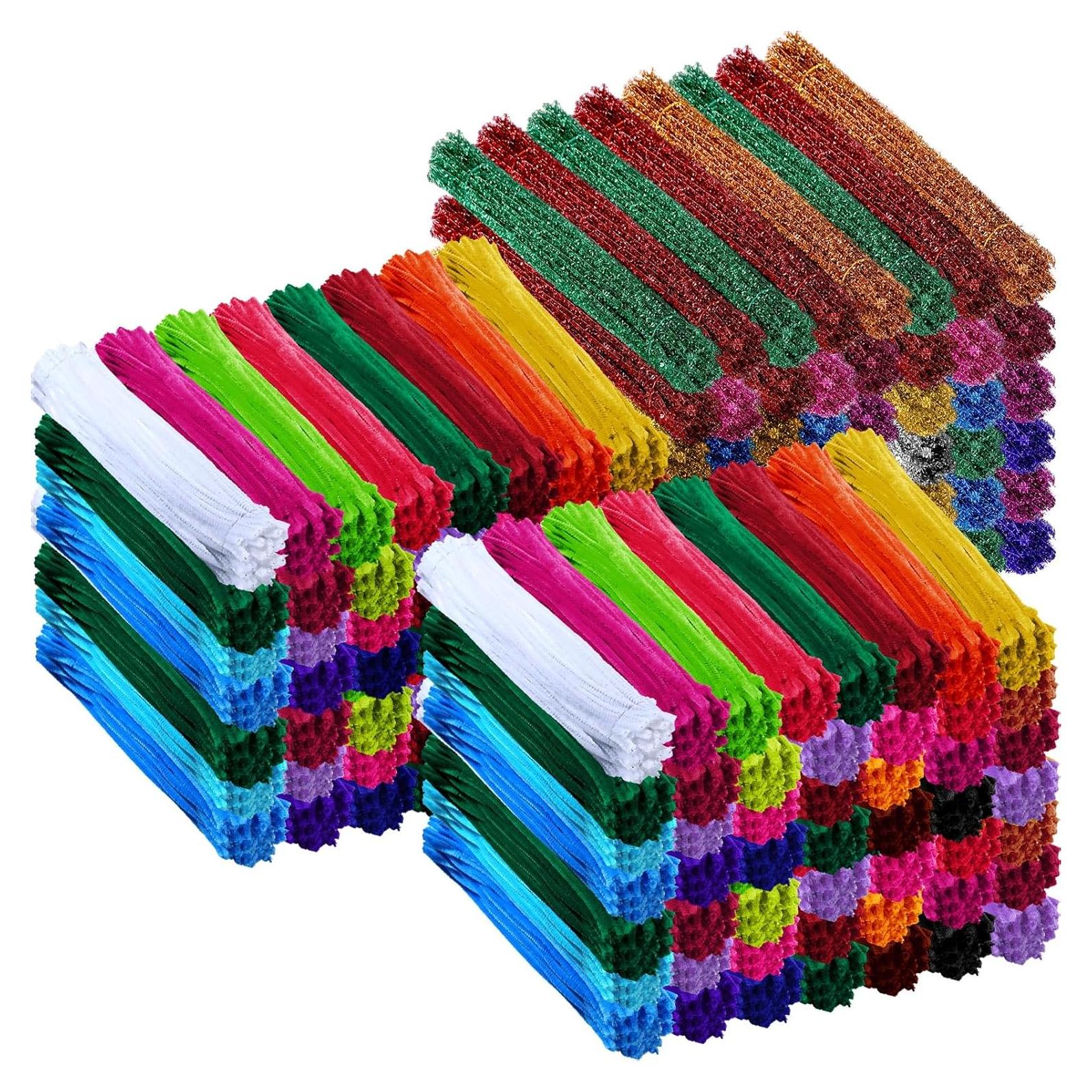 Kit de Manualidades Leitee 2500 Piezas Limpiapipas y Ojos Móviles