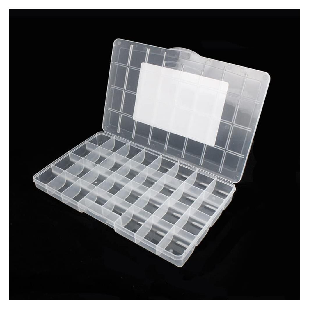 Caja Organizadora de Plástico Chemlliy 32 Rejillas 34.8x21.8 cm