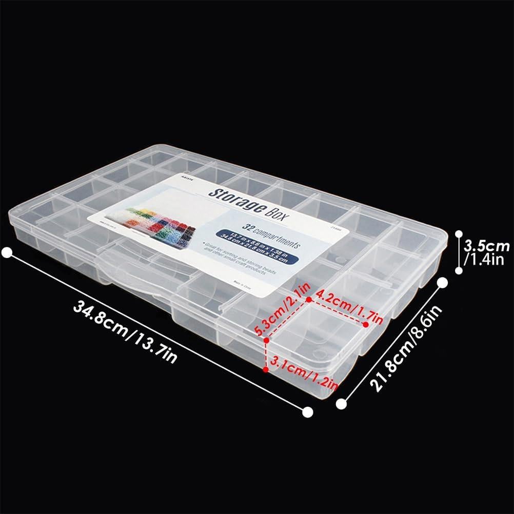 Caja Organizadora de Plástico Chemlliy 32 Rejillas 34.8x21.8 cm