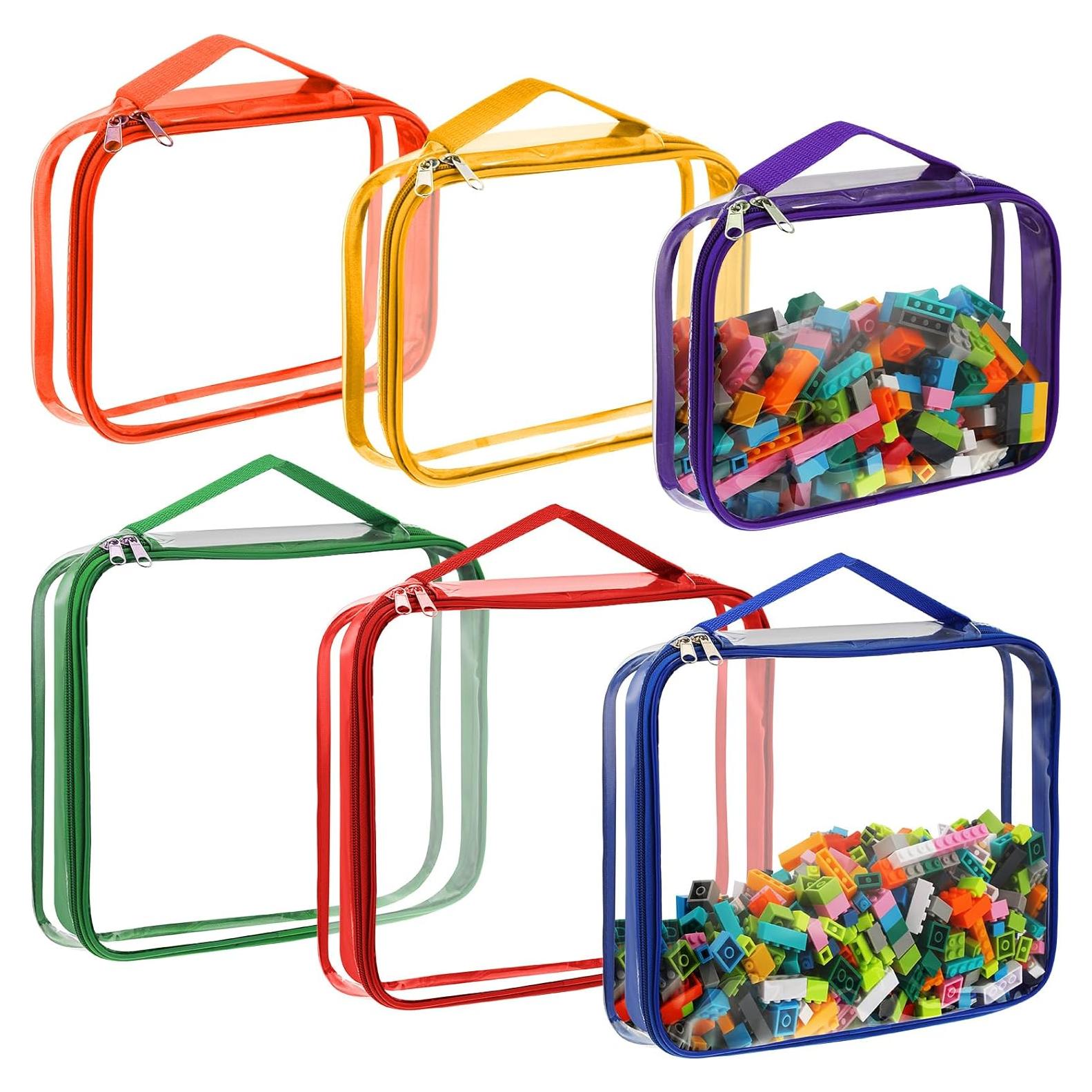 Sanwuta 6 Bolsas de Almacenamiento de Juguetes PVC Impermeables