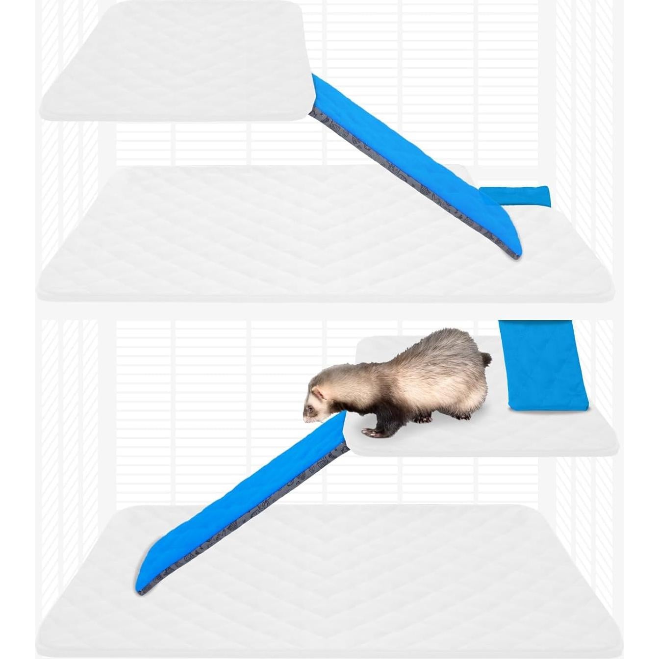 Forros de Rampa Paw Inspired para Jaulas Ferret Nation - 3 Piezas Azul