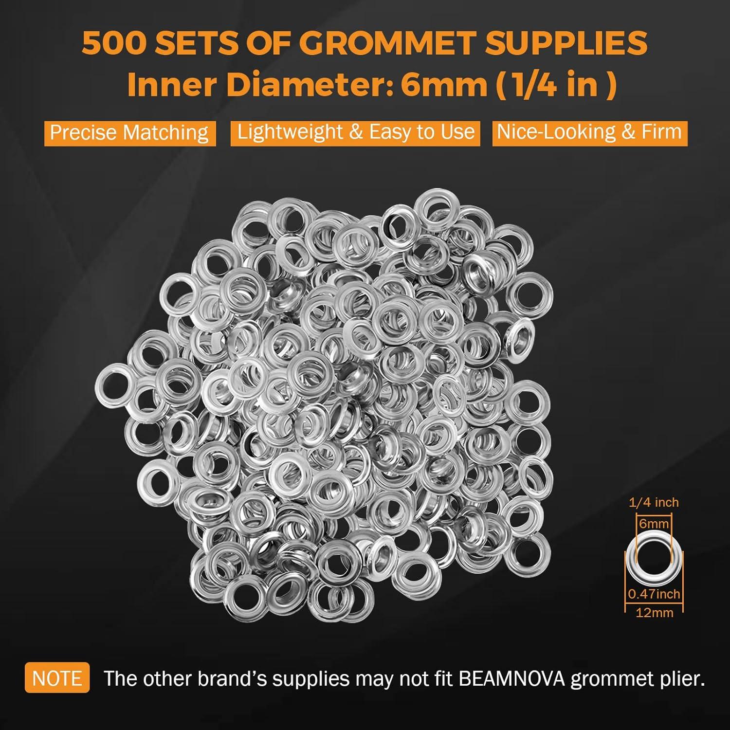 Kit de Ojetes Manual BEAMNOVA 6mm con 500 Suministros