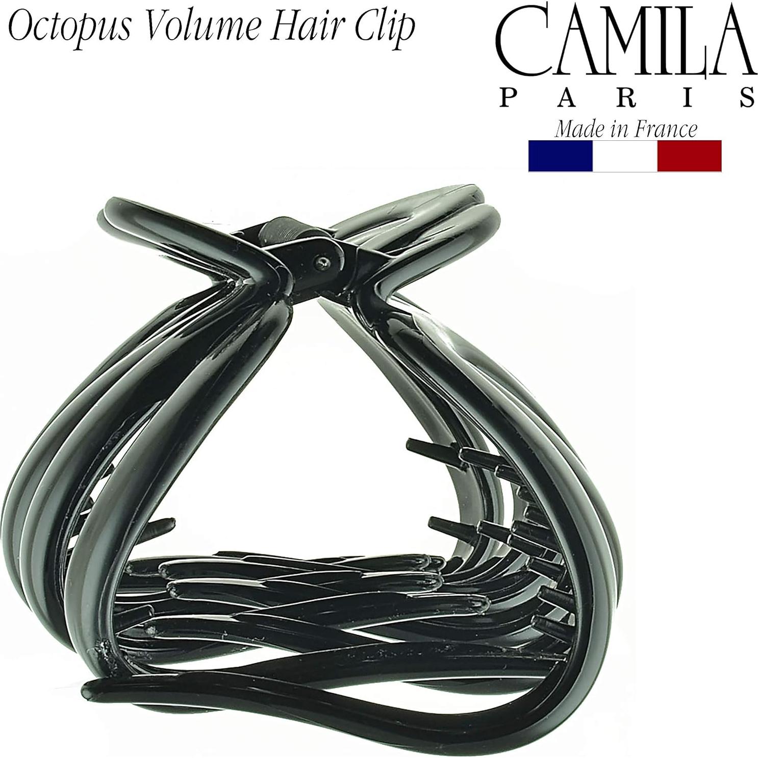 Clip de Cabello Grande Camila Paris AD719 Negro para Cabello Grueso