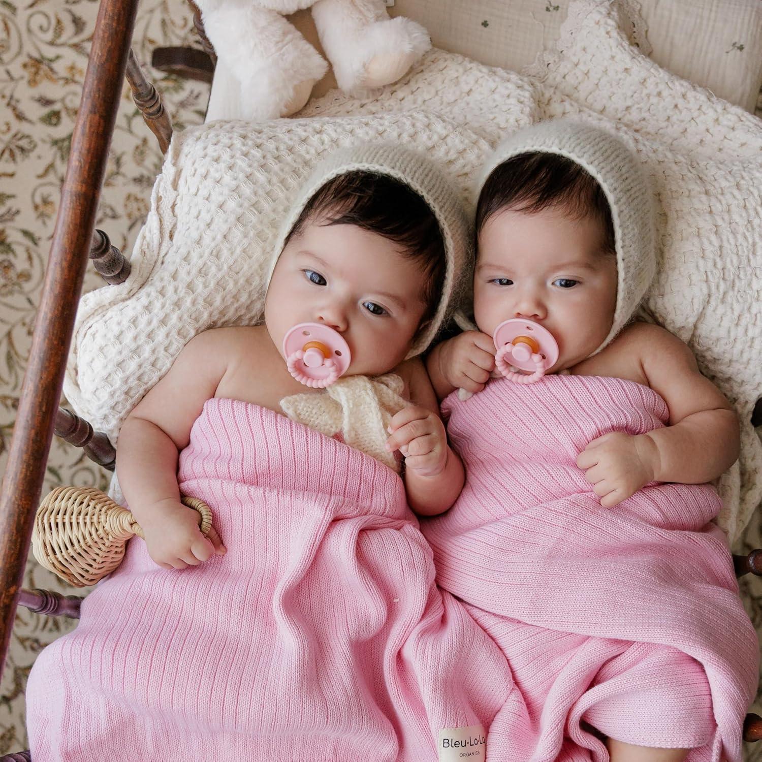 Chupete Luladream Rosa Blush - Tetina de Caucho Natural 0-18M