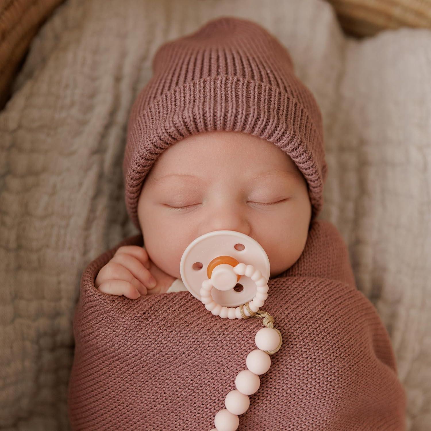 Chupete Luladream Rosa Blush - Tetina de Caucho Natural 0-18M