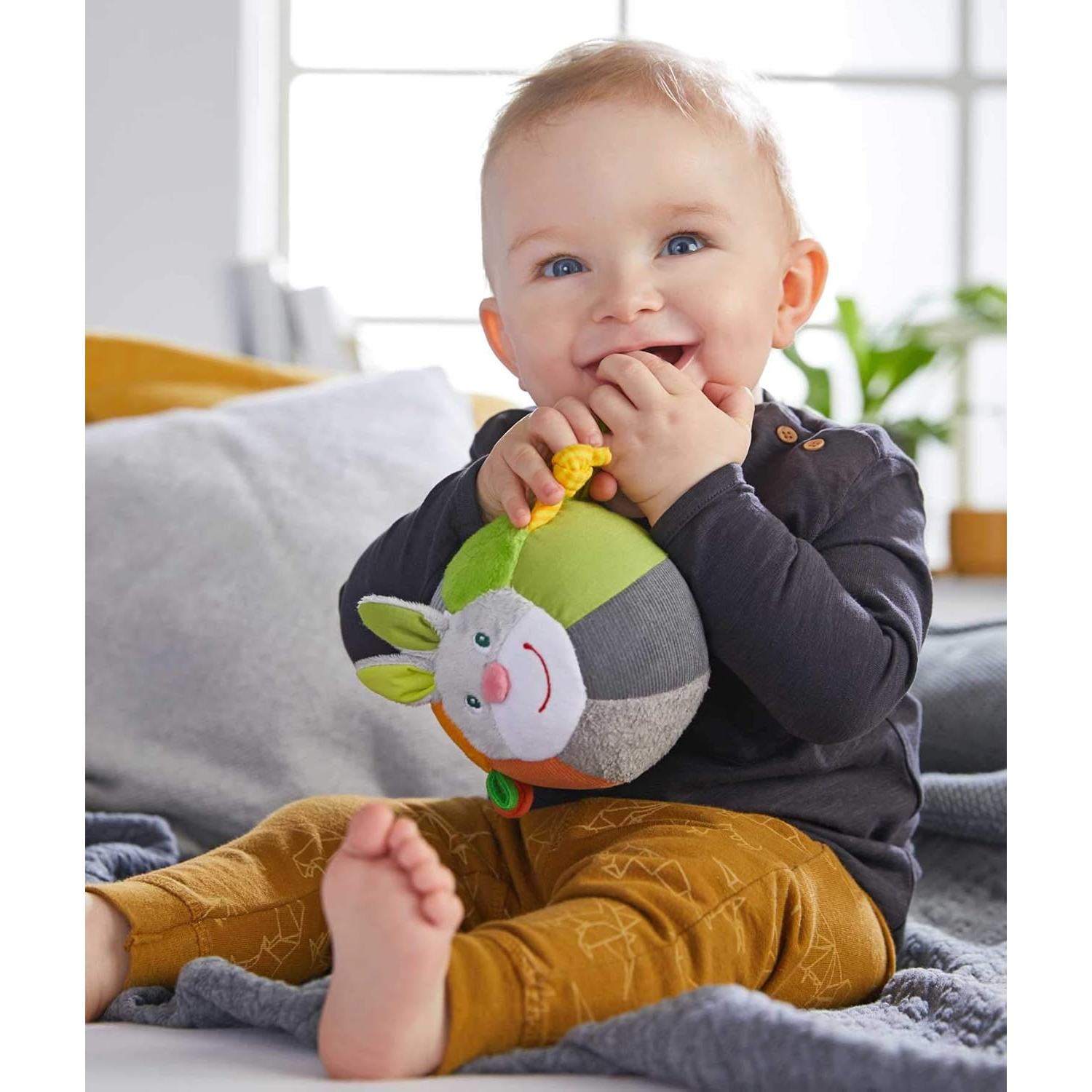 Pelota de Conejo HABA para Bebés - Juguete Sensorial Lavable