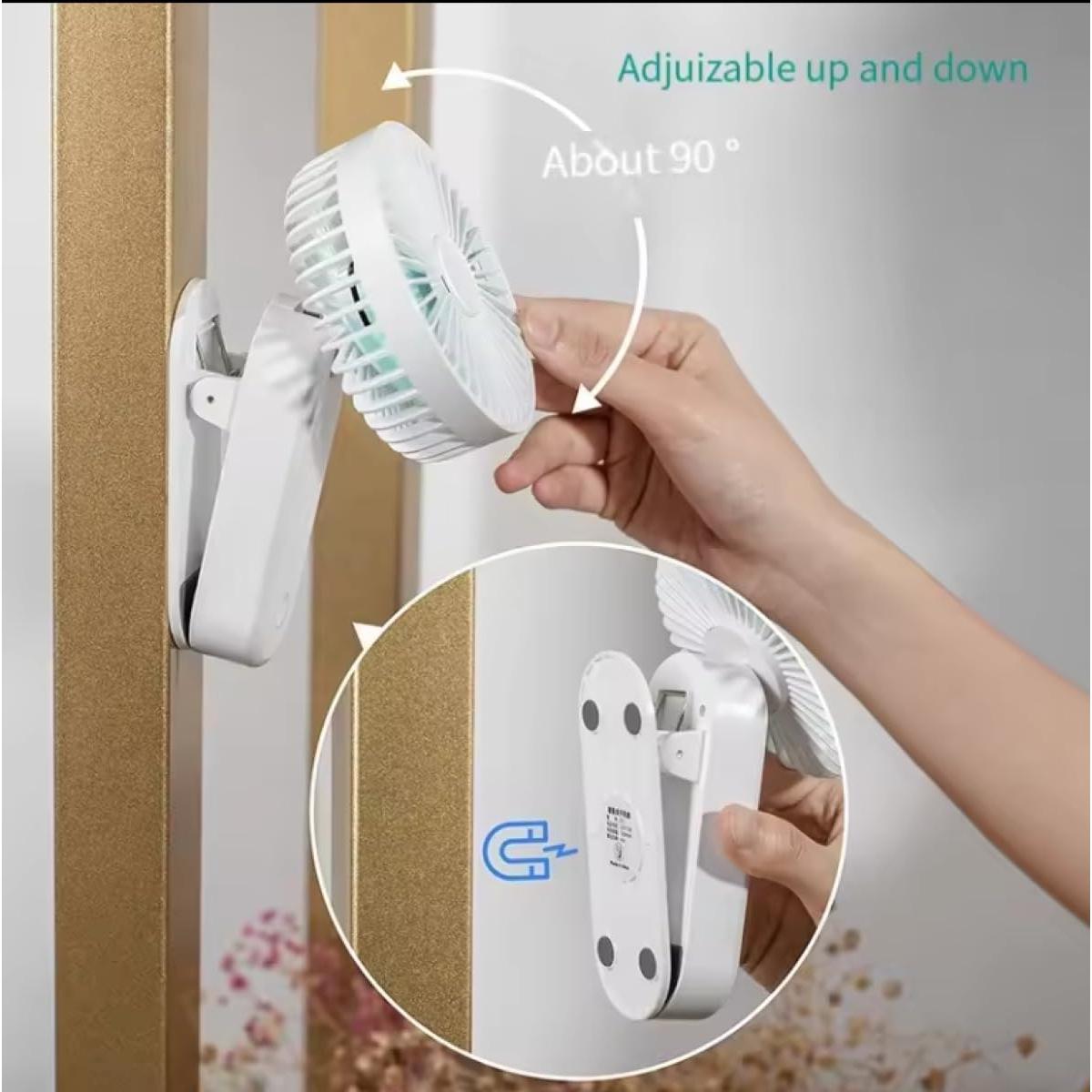 Ventilador Clip On Genérico DFX-19 Recargable 6W Negro