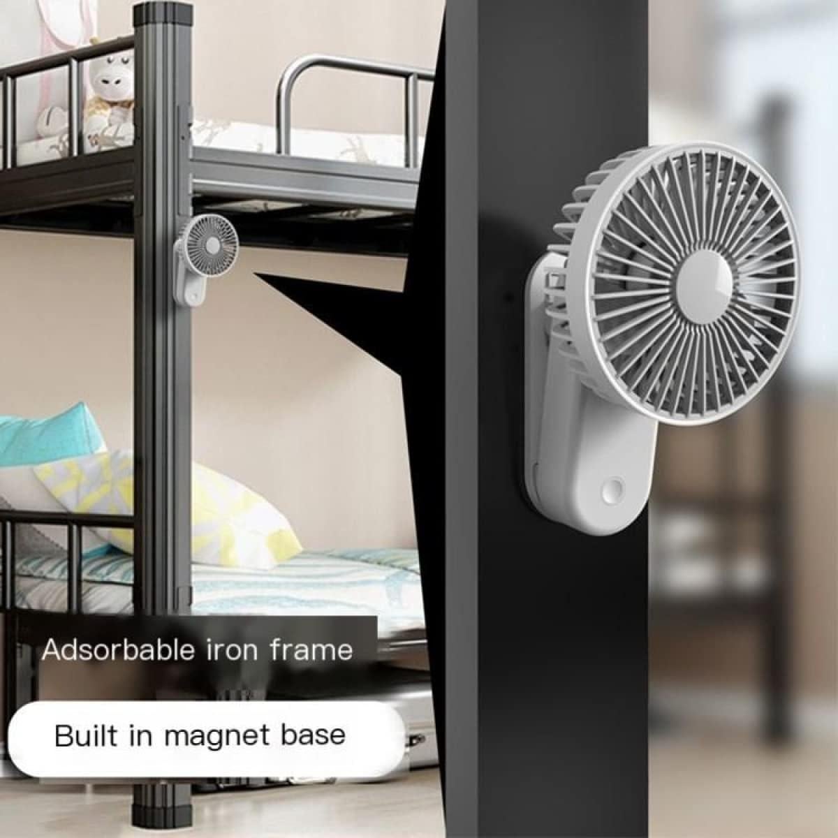 Ventilador Clip On Genérico DFX-19 Recargable 6W Negro