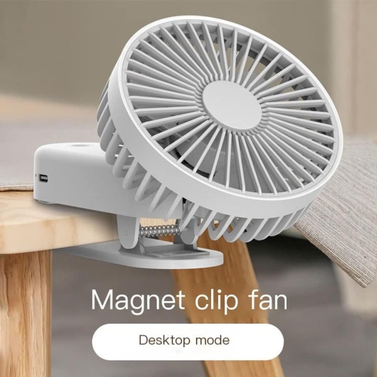 Ventilador Clip On Genérico DFX-19 Recargable 6W Negro