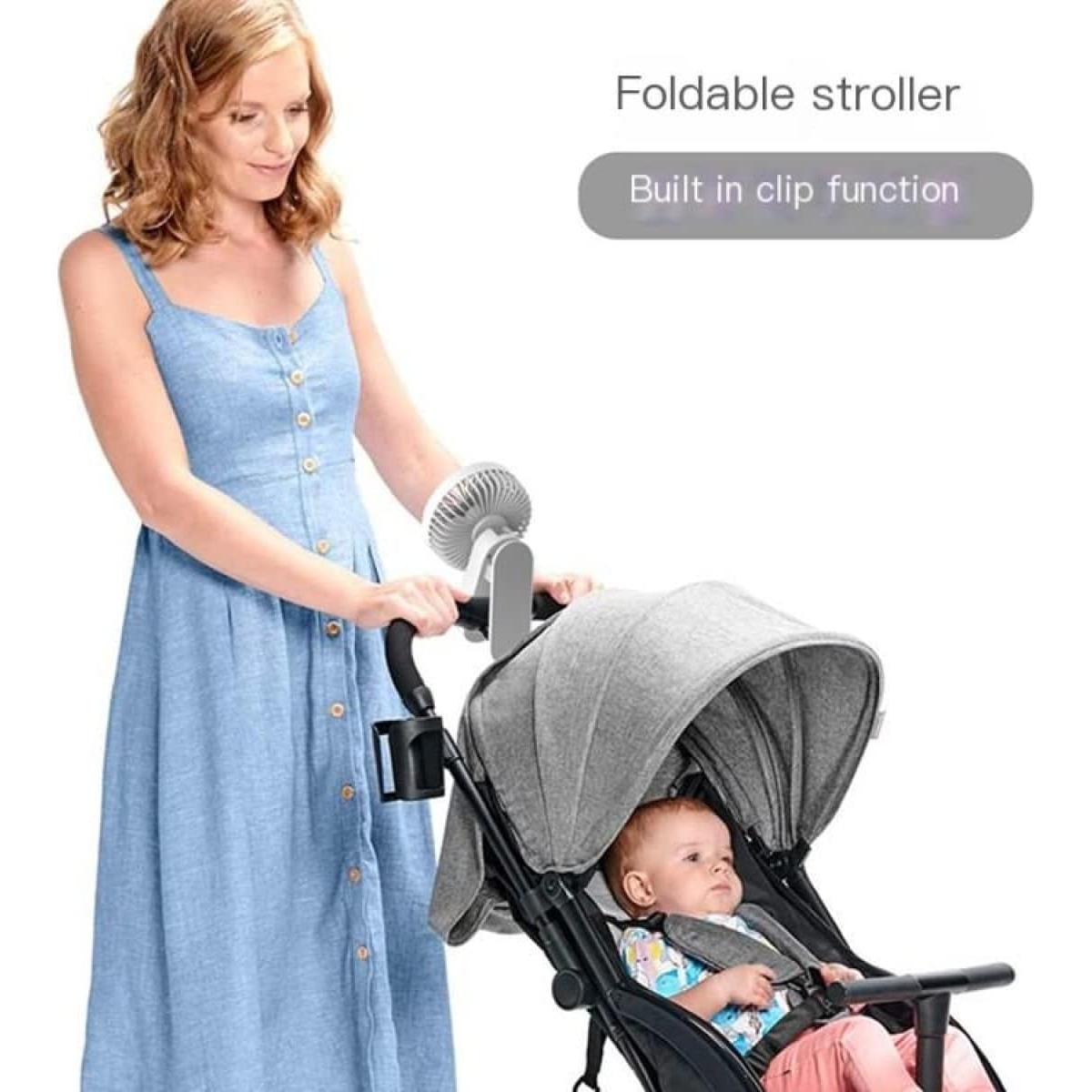 Ventilador Clip On Genérico DFX-19 Recargable 6W Negro