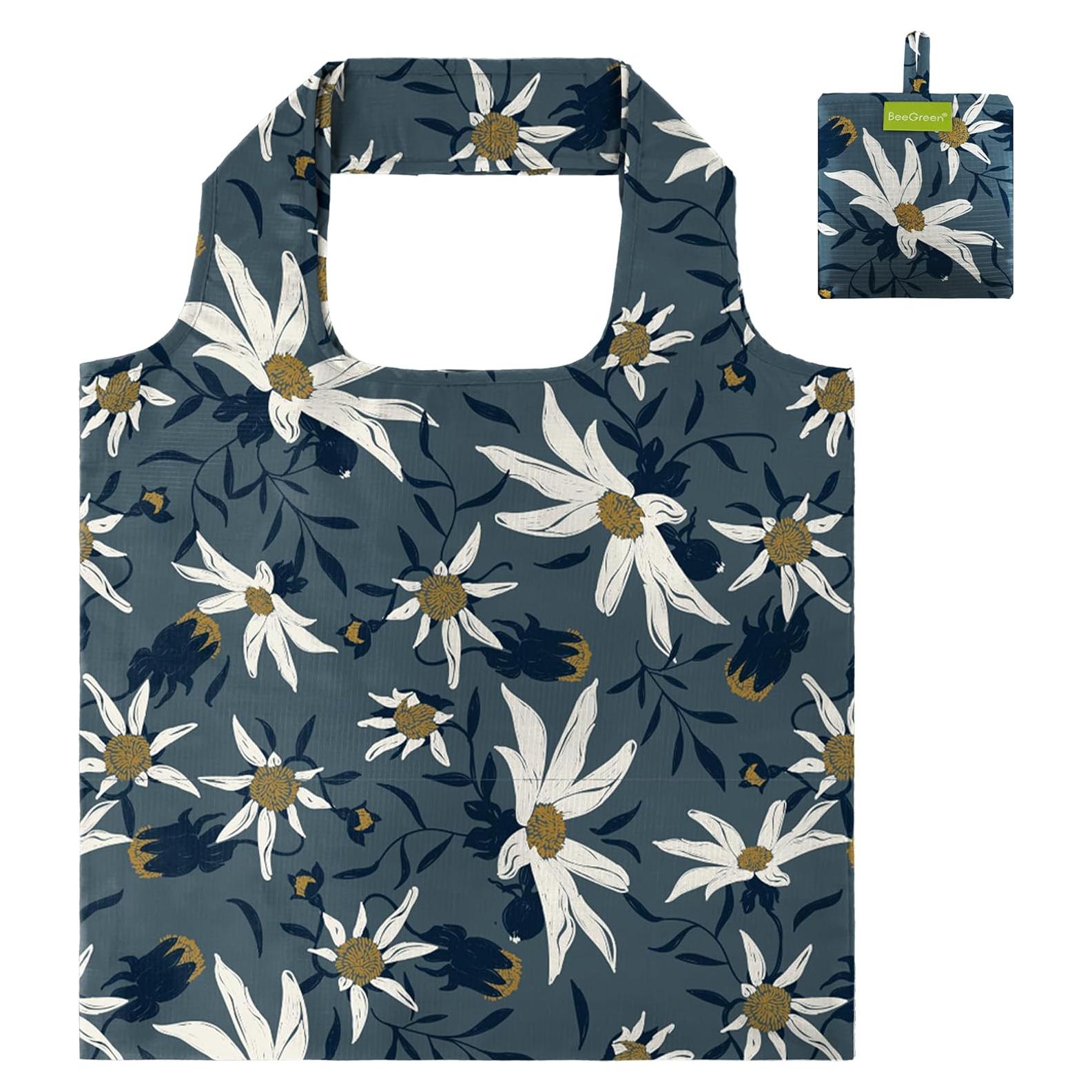 Bolsa de Compras Reutilizable BeeGreen Lila 22.7 kg Plegable