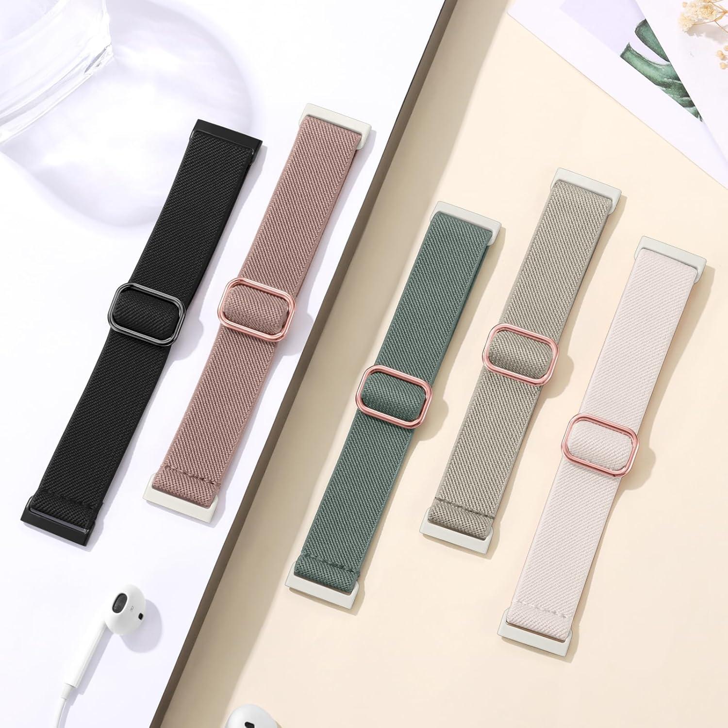 Banda Elástica Odbeai para Fitbit Versa 3/4/Sense 2 - 5 Paquetes