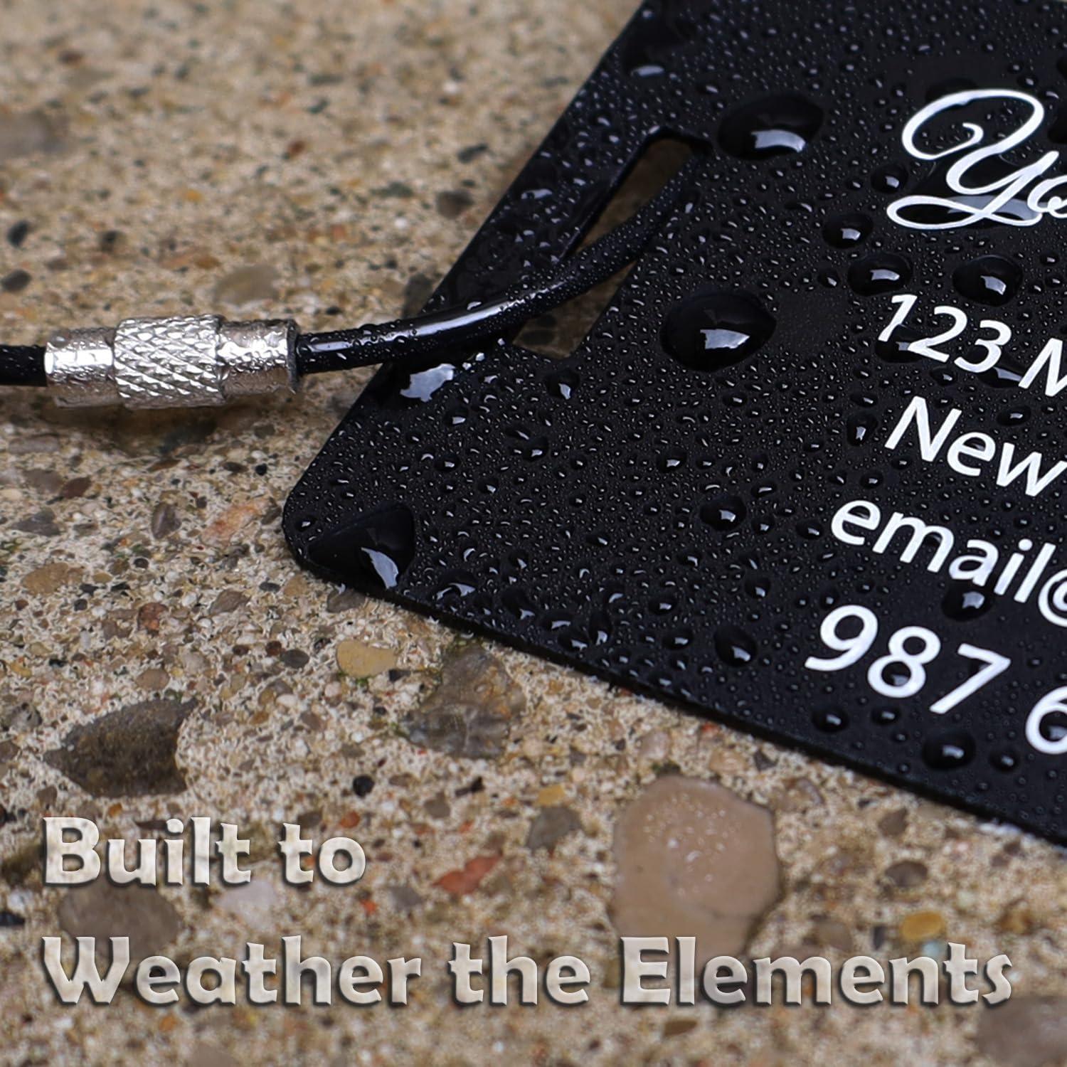 Etiquetas de Equipaje Personalizadas Plinchiako - Aluminio 4 Pzas