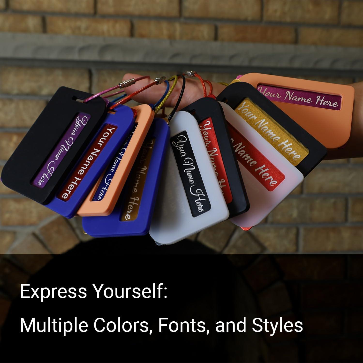 Etiquetas de Equipaje Personalizadas Plinchiako - Aluminio 4 Pzas