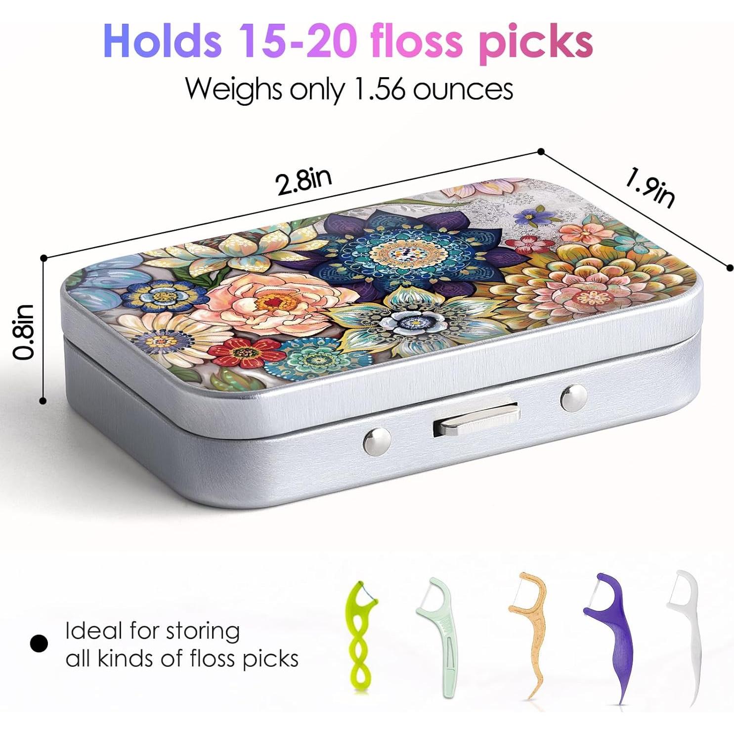 Estuche Portátil para Hilo Dental Gerkia Alfabeto 3 Piezas