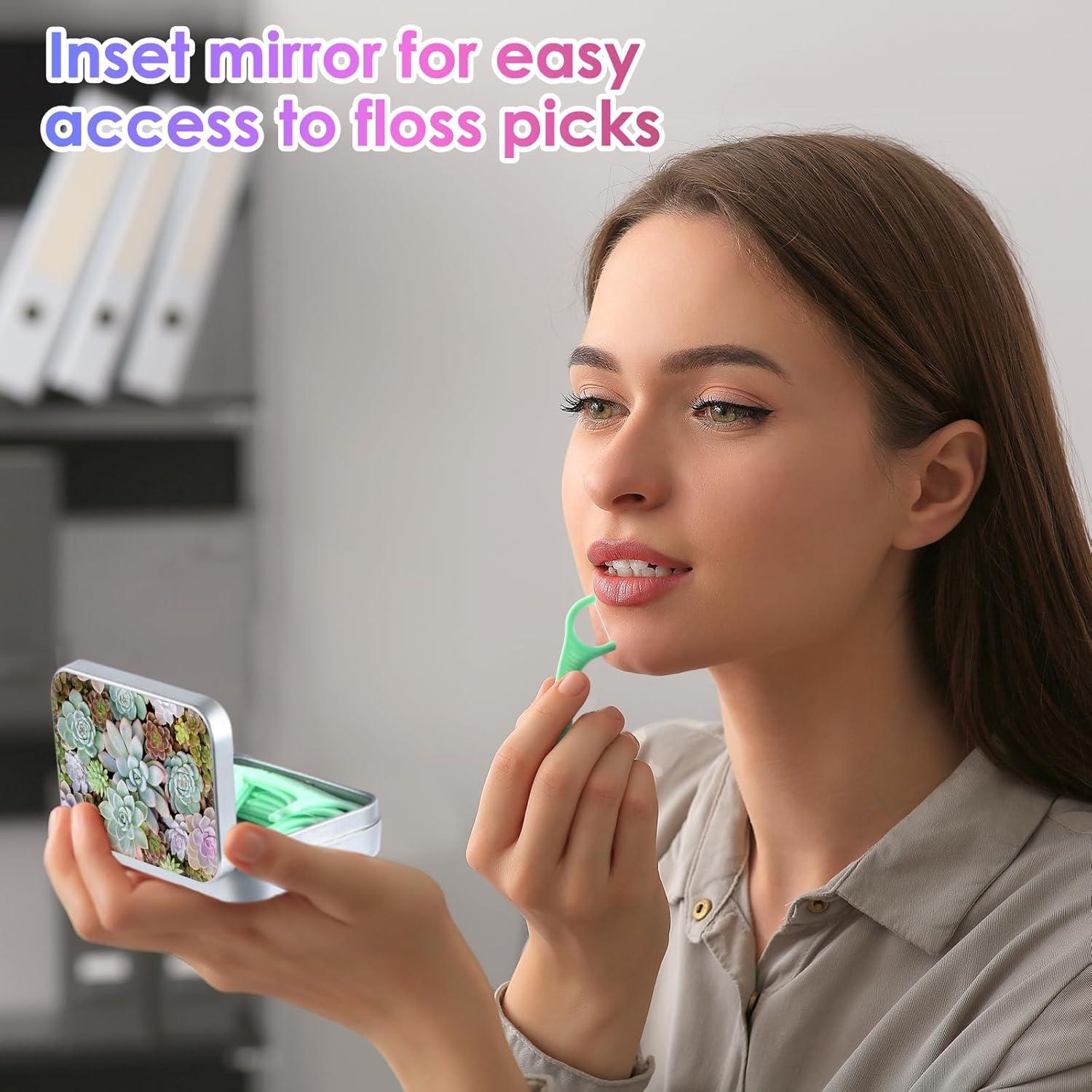 Estuche Portátil para Hilo Dental Gerkia Alfabeto 3 Piezas