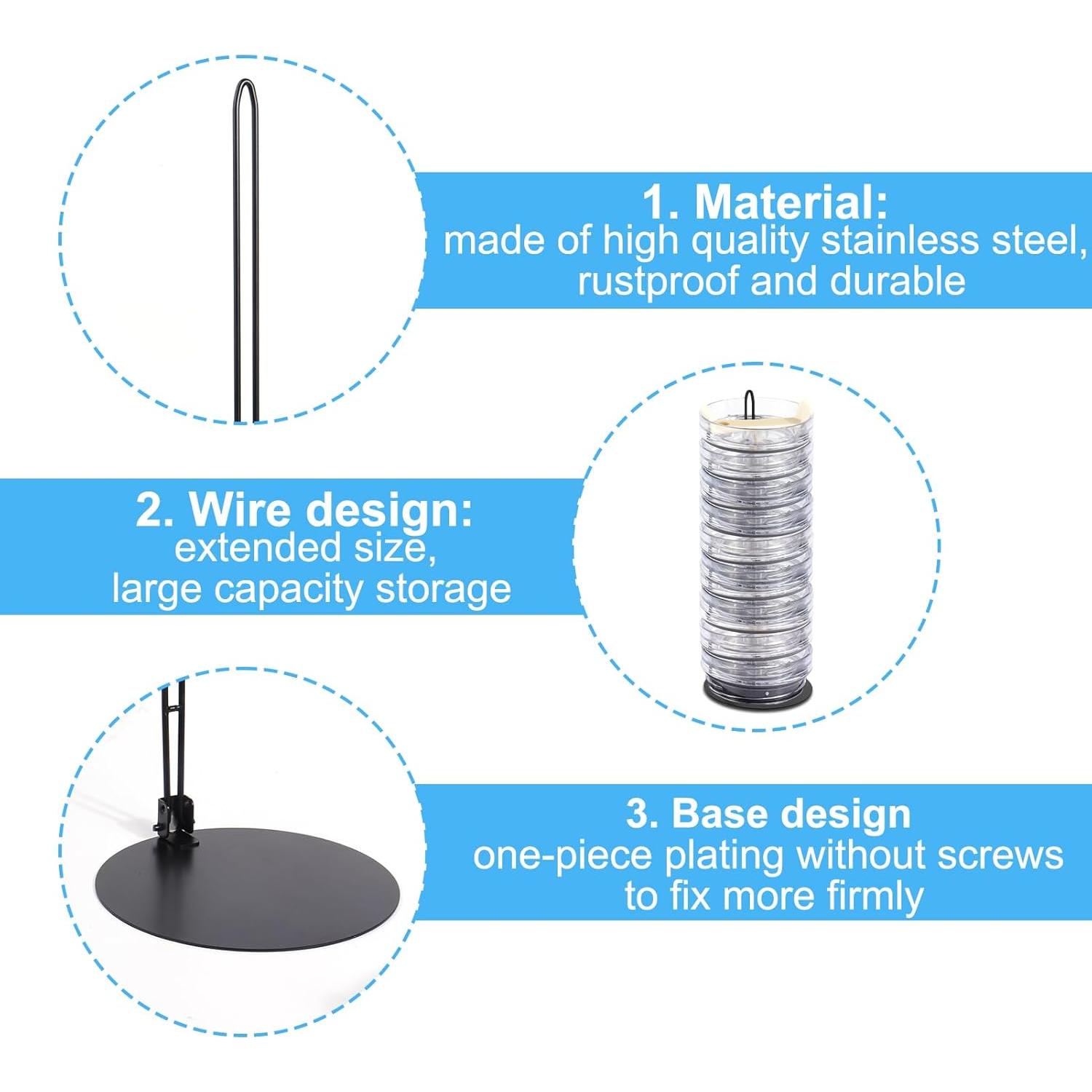 Organizador de Tapas de Tazas Vodolo 2 PCS Vertical 15 Tapas