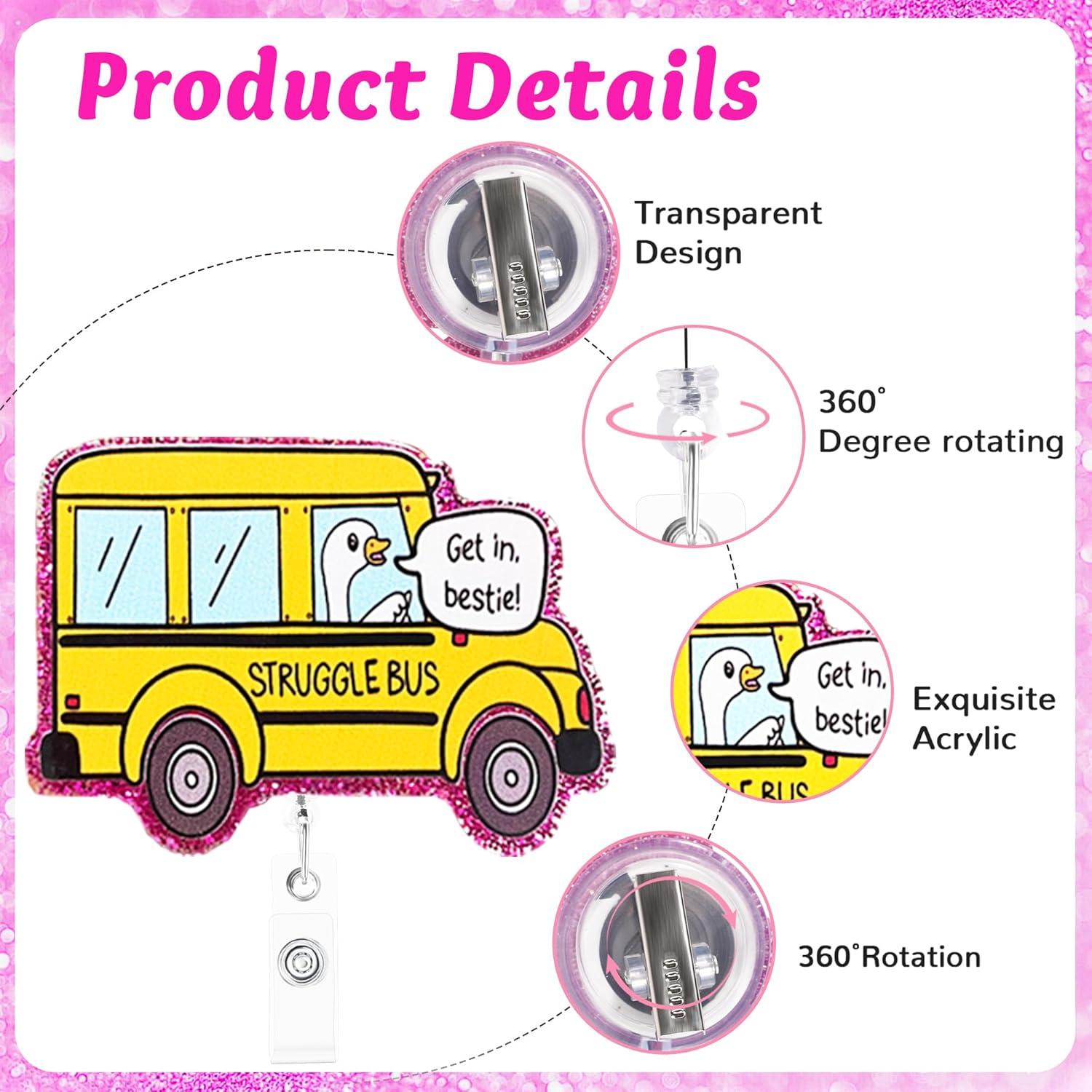 24 Porta Insignias de Enfermera Hotlea con Cordón Retráctil