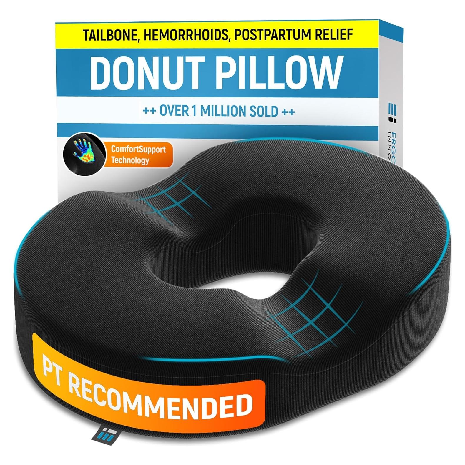 Almohada en Forma de Dona Ergonomic Innovations - Alivio Dolor Coxis