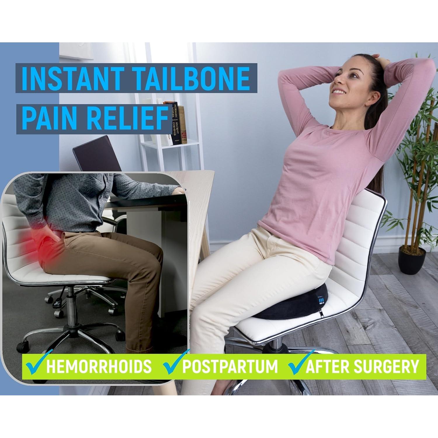 Almohada en Forma de Dona Ergonomic Innovations - Alivio Dolor Coxis