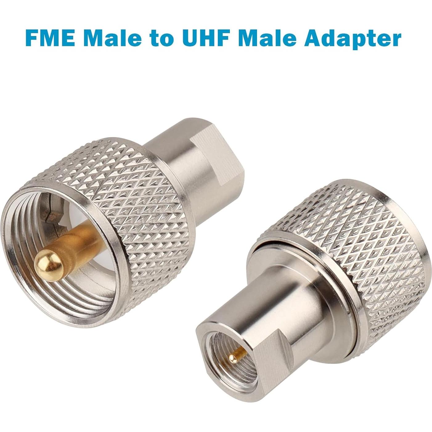 Cable Coaxial RG8X Doble CB 1.83M con Conectores PL-259 y FME