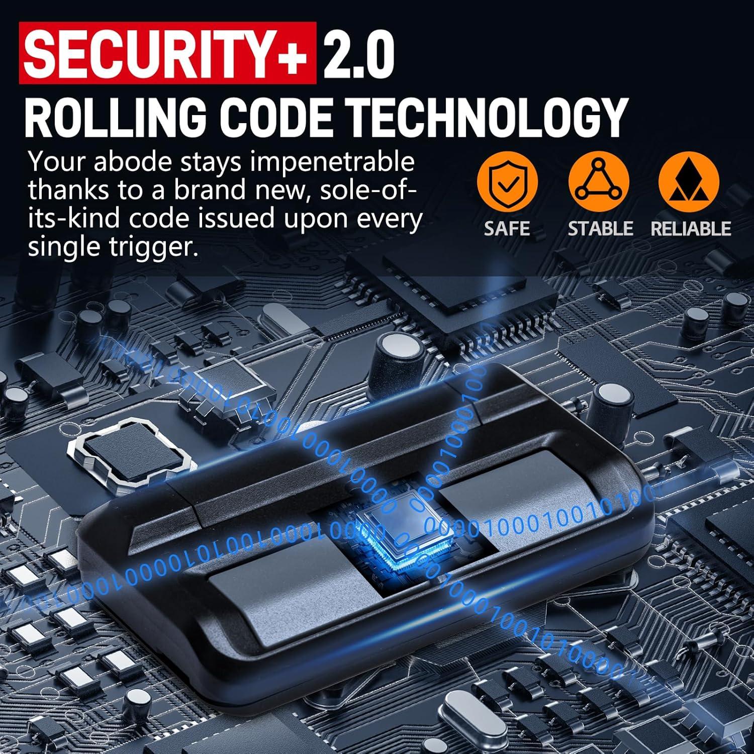 Control Remoto 892LT Liftmaster 2 Botones Seguridad+ 2.0