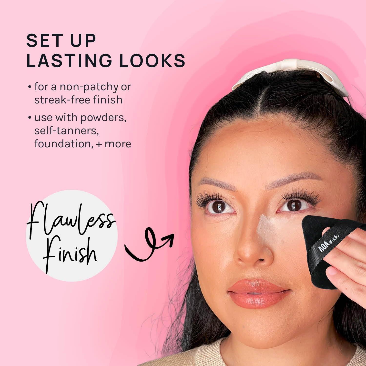 Conjunto de 6 Esponjas de Maquillaje AOA Studio Velvet Puffs