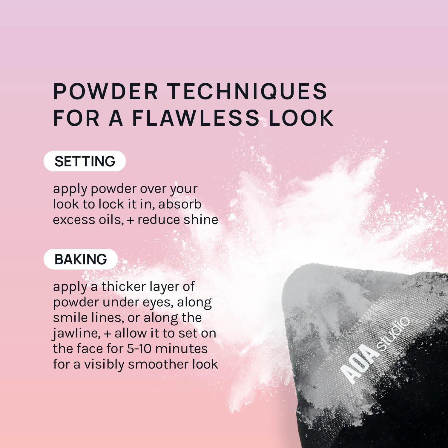 Conjunto de 6 Esponjas de Maquillaje AOA Studio Velvet Puffs