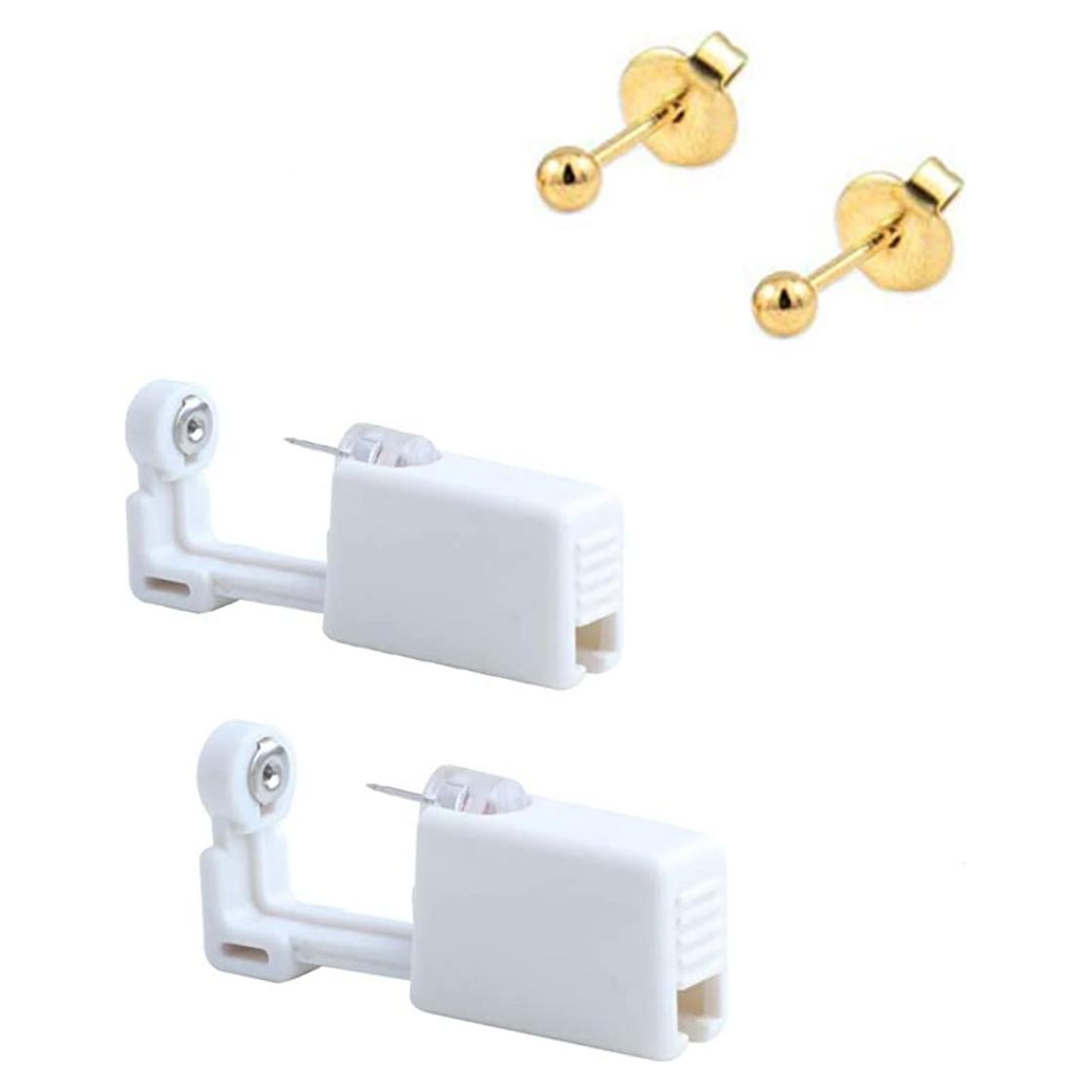 Paquete de 2 Pistolas de Perforación de Orejas QIXINWANG con Pendientes