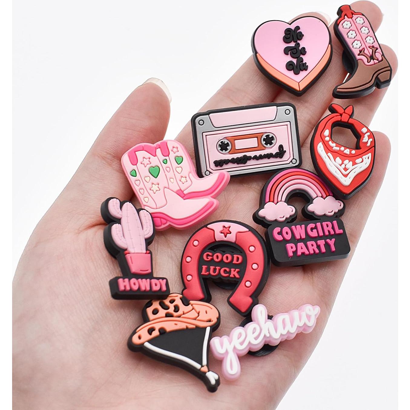 Encantos para Zapatos Vaqueros XHAOYEAHX 100 Piezas PVC