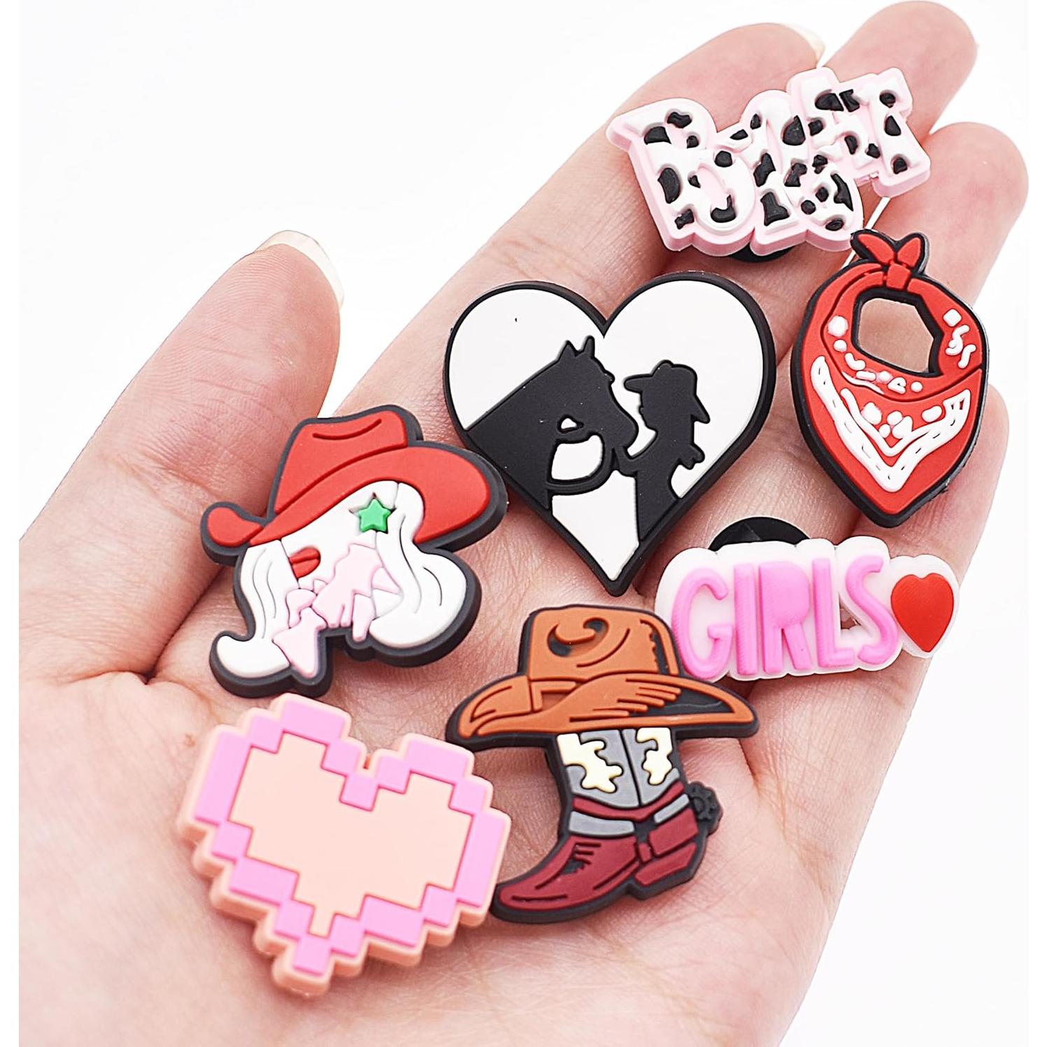 Encantos para Zapatos Vaqueros XHAOYEAHX 100 Piezas PVC