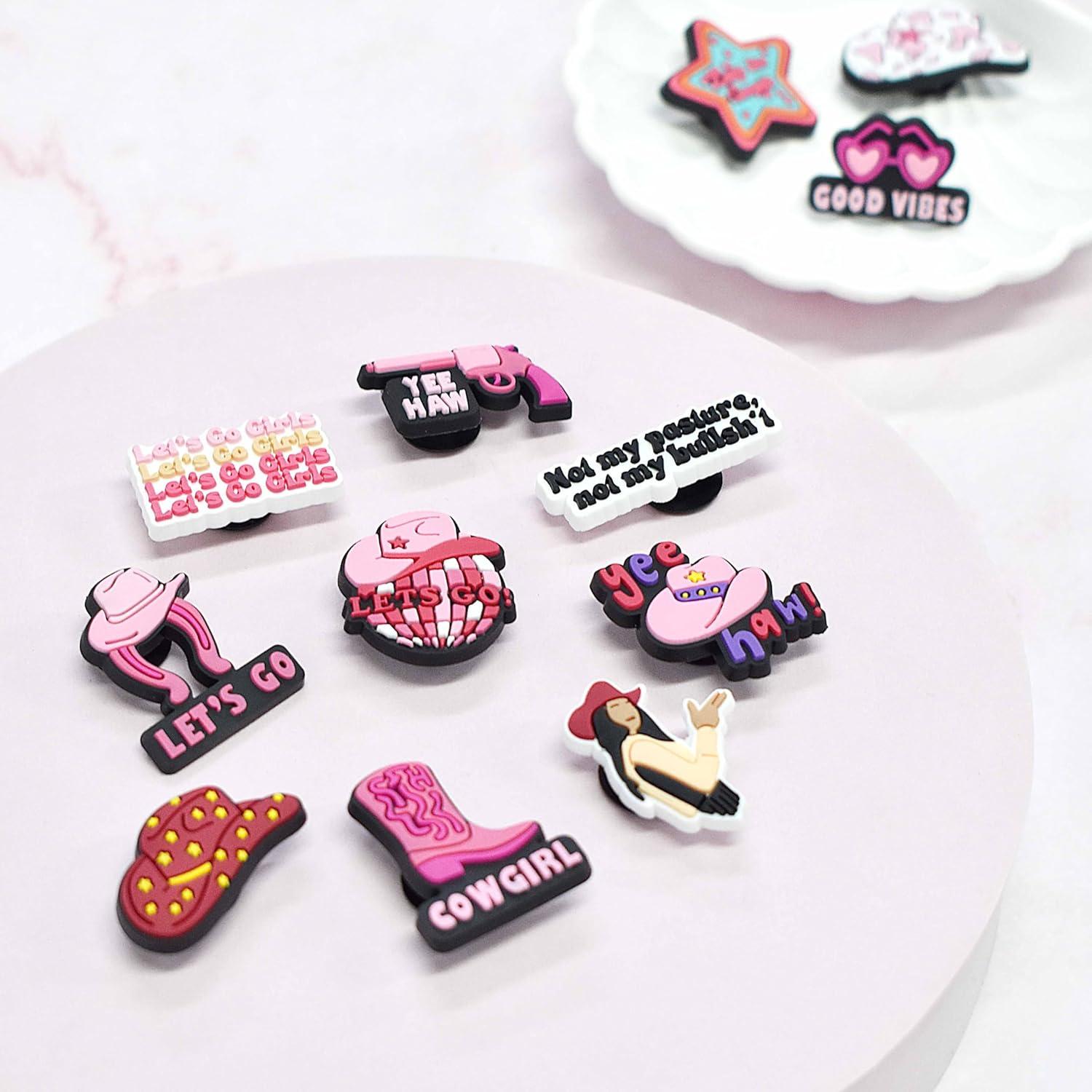 Encantos para Zapatos Vaqueros XHAOYEAHX 100 Piezas PVC