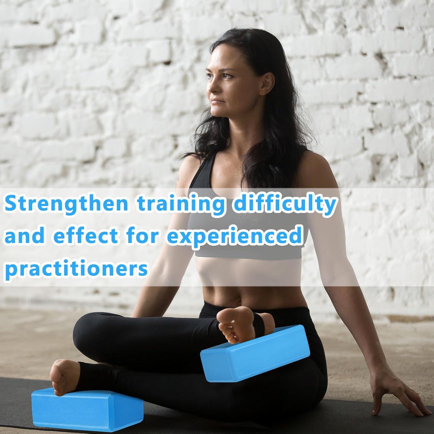 20 Bloques de Yoga EVA Honoson 23x15x7.5 cm Antideslizantes