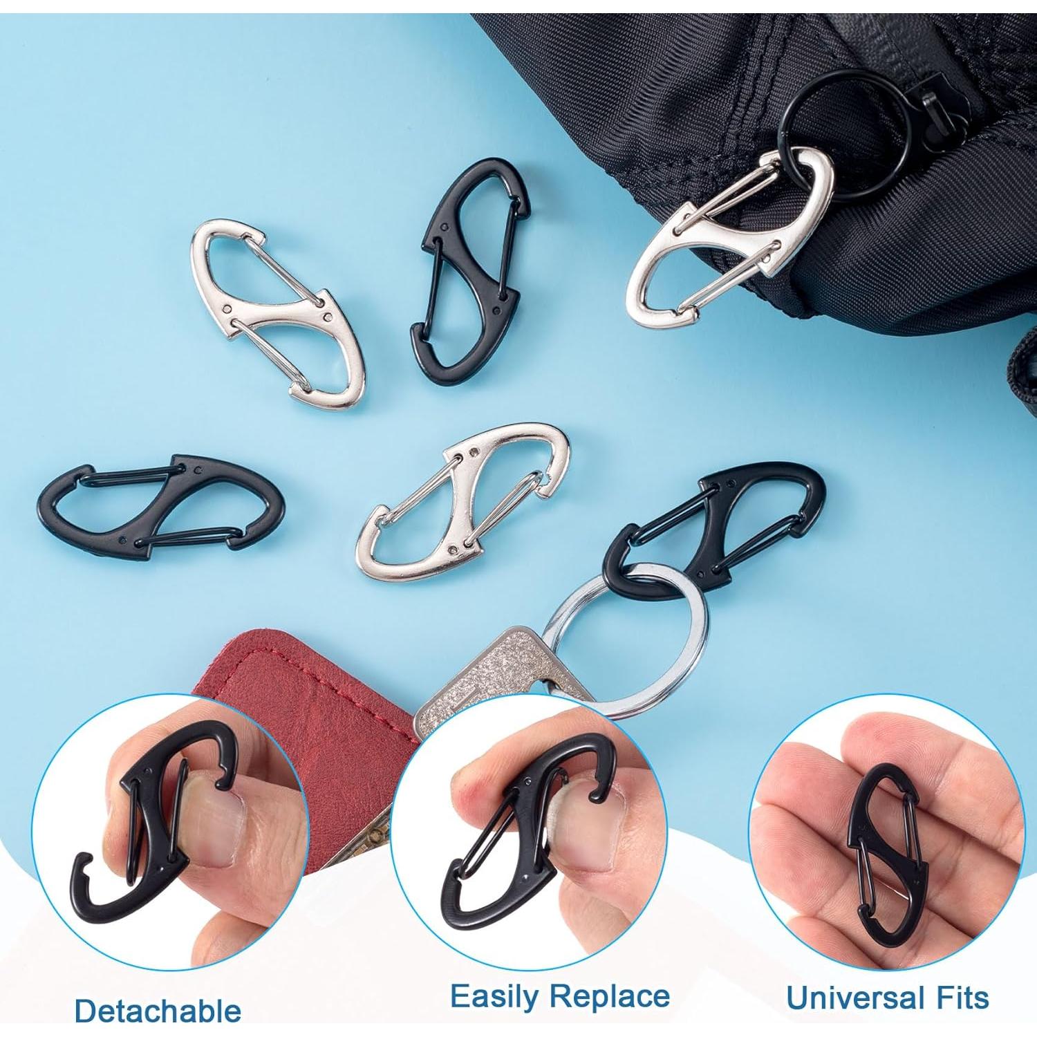 Candados de Cremallera Antirrobo HINZIC 10pcs Doble Apertura