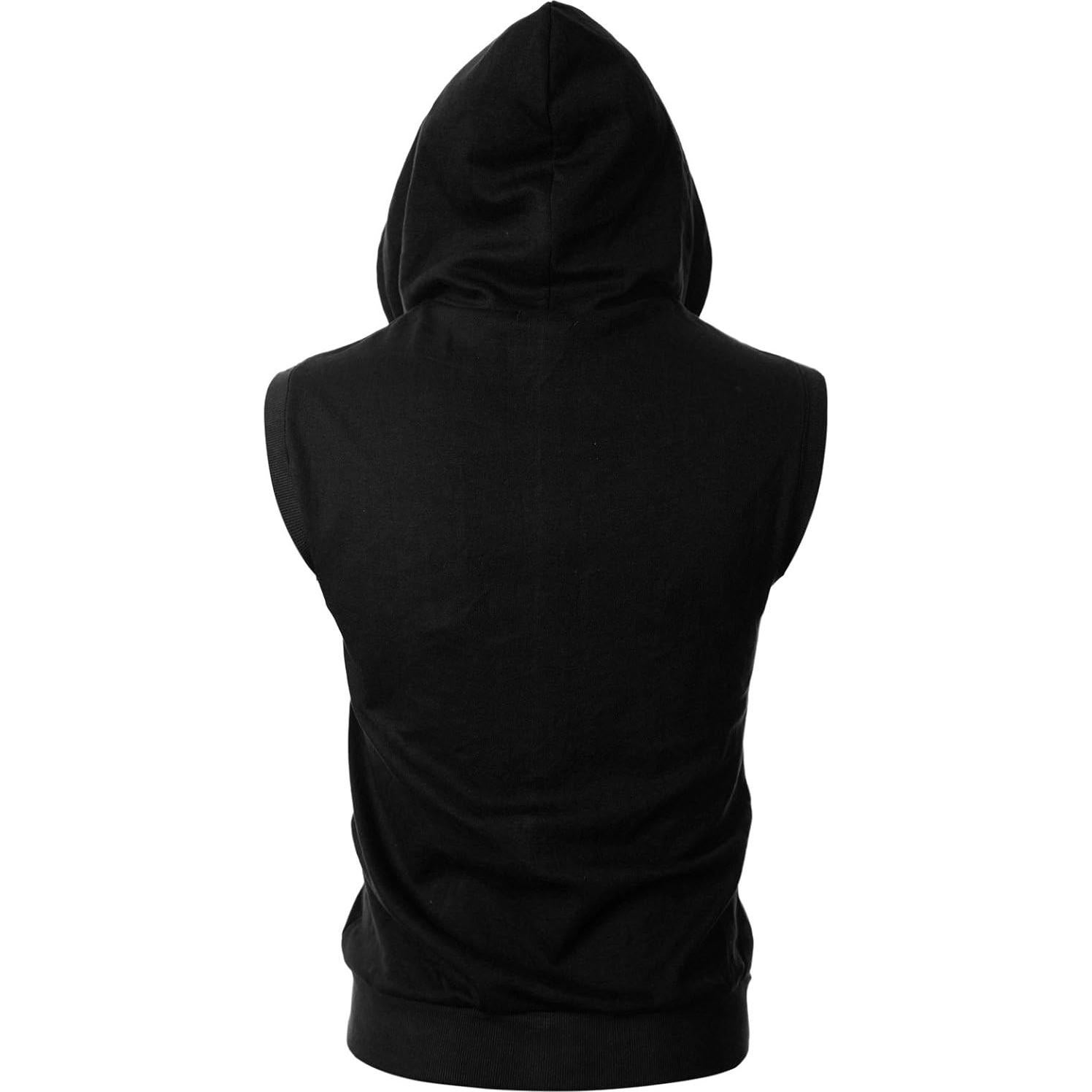 Chaleco Sin Mangas Ohoo DCF011 Ajustado con Capucha