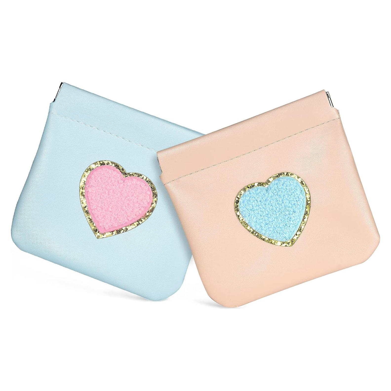 Monedero Cosmético BYXEPA 2 Piezas Rosa y Azul Impermeable