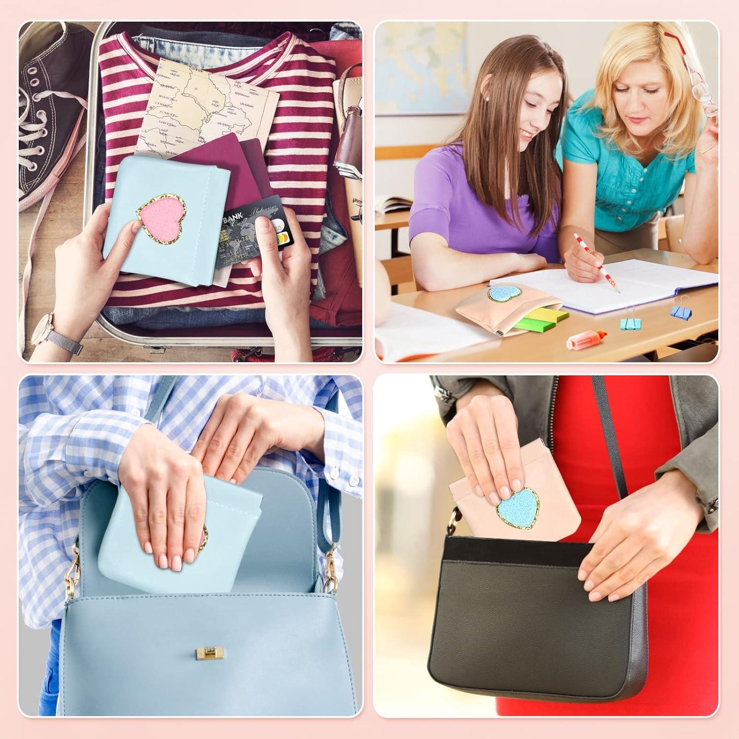 Monedero Cosmético BYXEPA 2 Piezas Rosa y Azul Impermeable