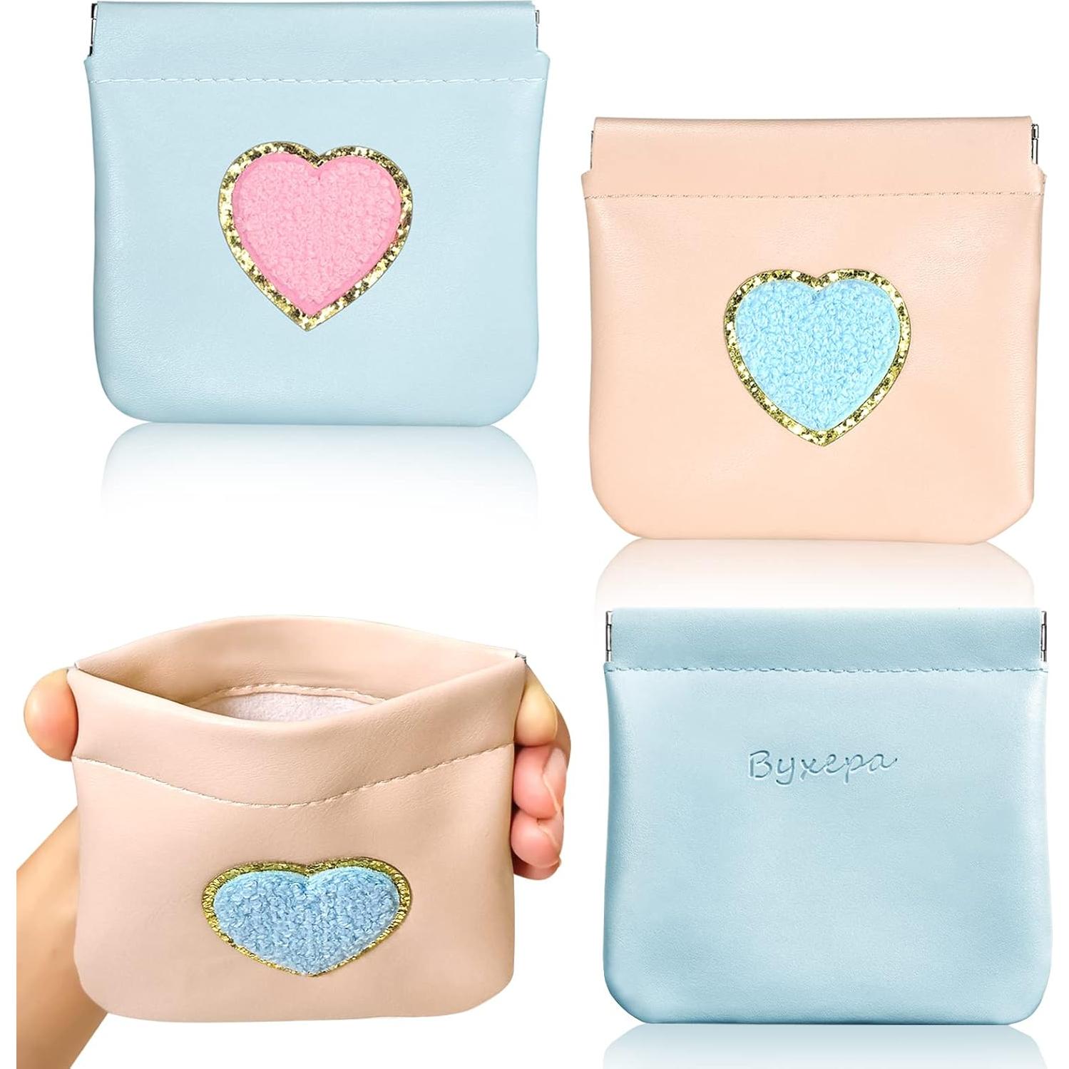 Monedero Cosmético BYXEPA 2 Piezas Rosa y Azul Impermeable