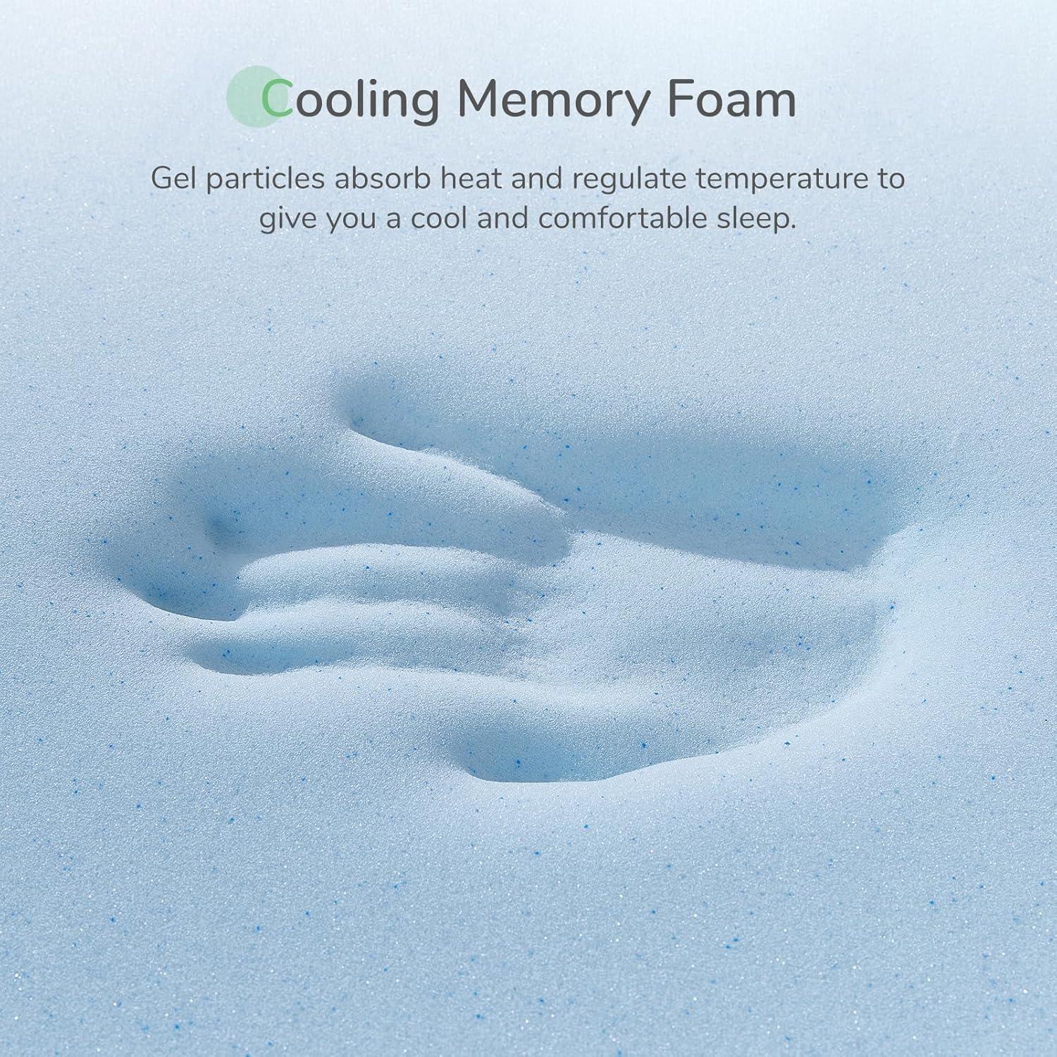 Colchón Viscoelástico Novilla 5 cm para Cama Individual - Suave y Fresco